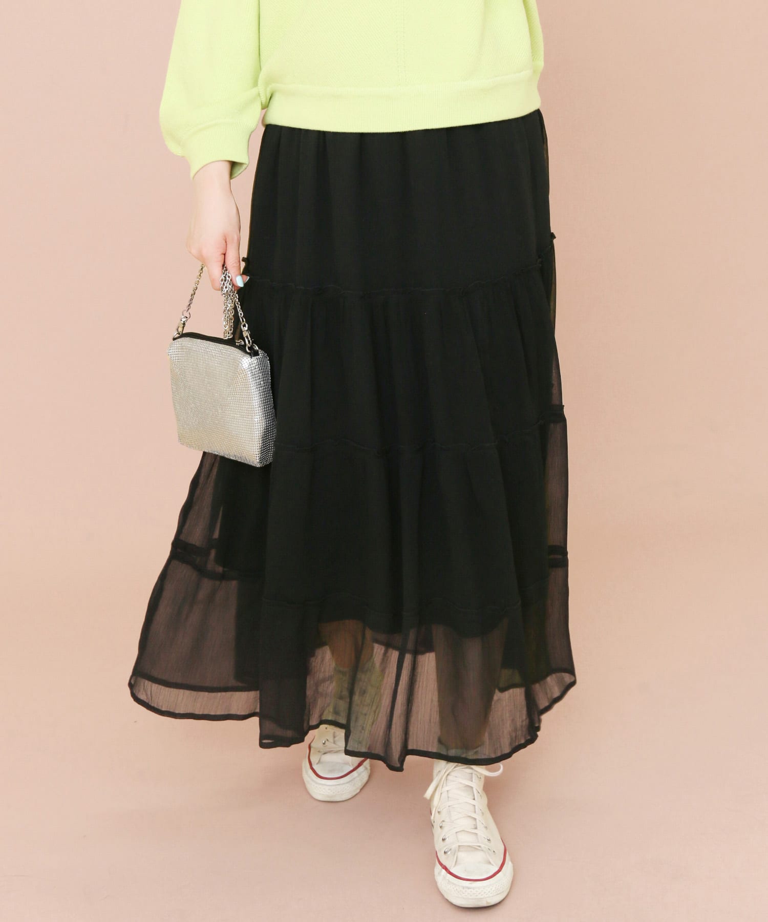 身長：162cm サイズ：one