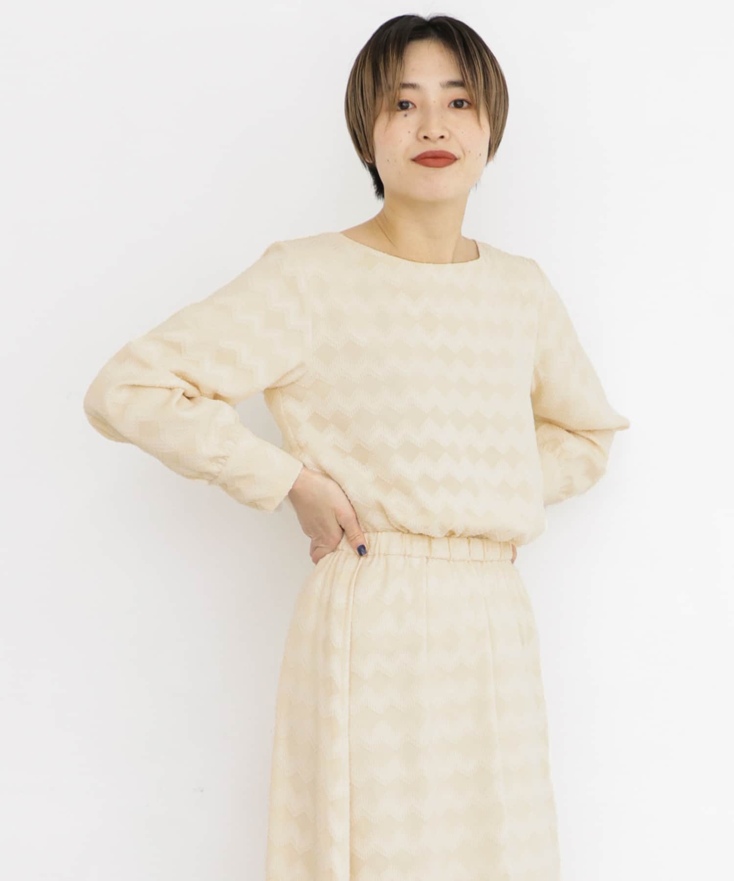 身長：162cm サイズ：one