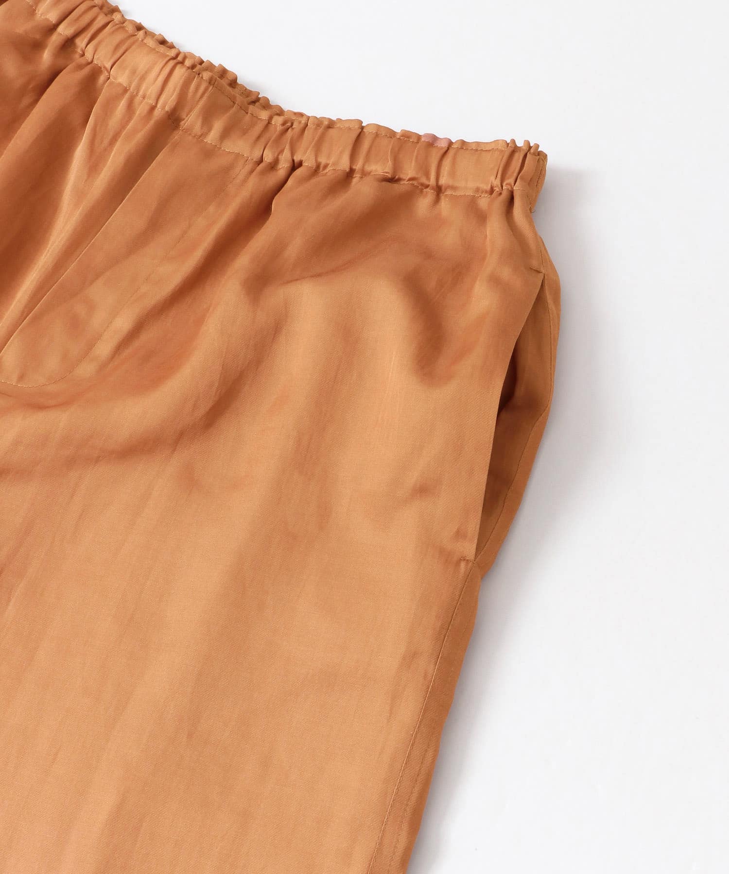 イージーストレートパンツ ORG BROWN one