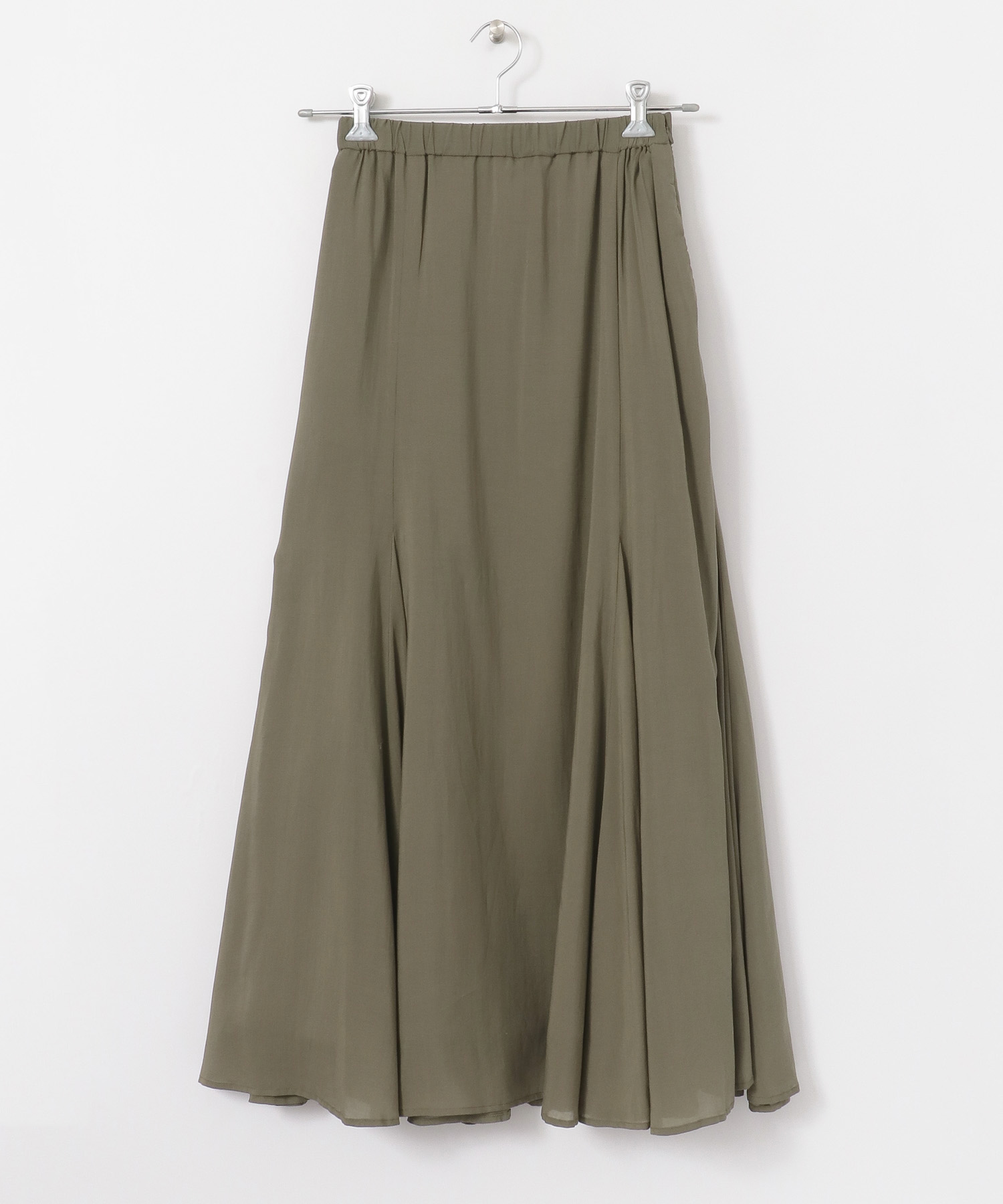 マキシフレアスカート∴ KHAKI one