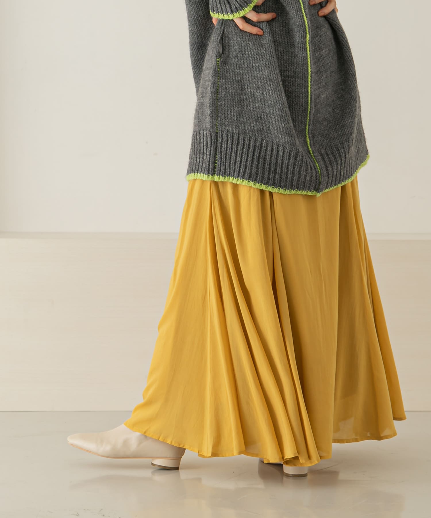 身長：159cm サイズ：one