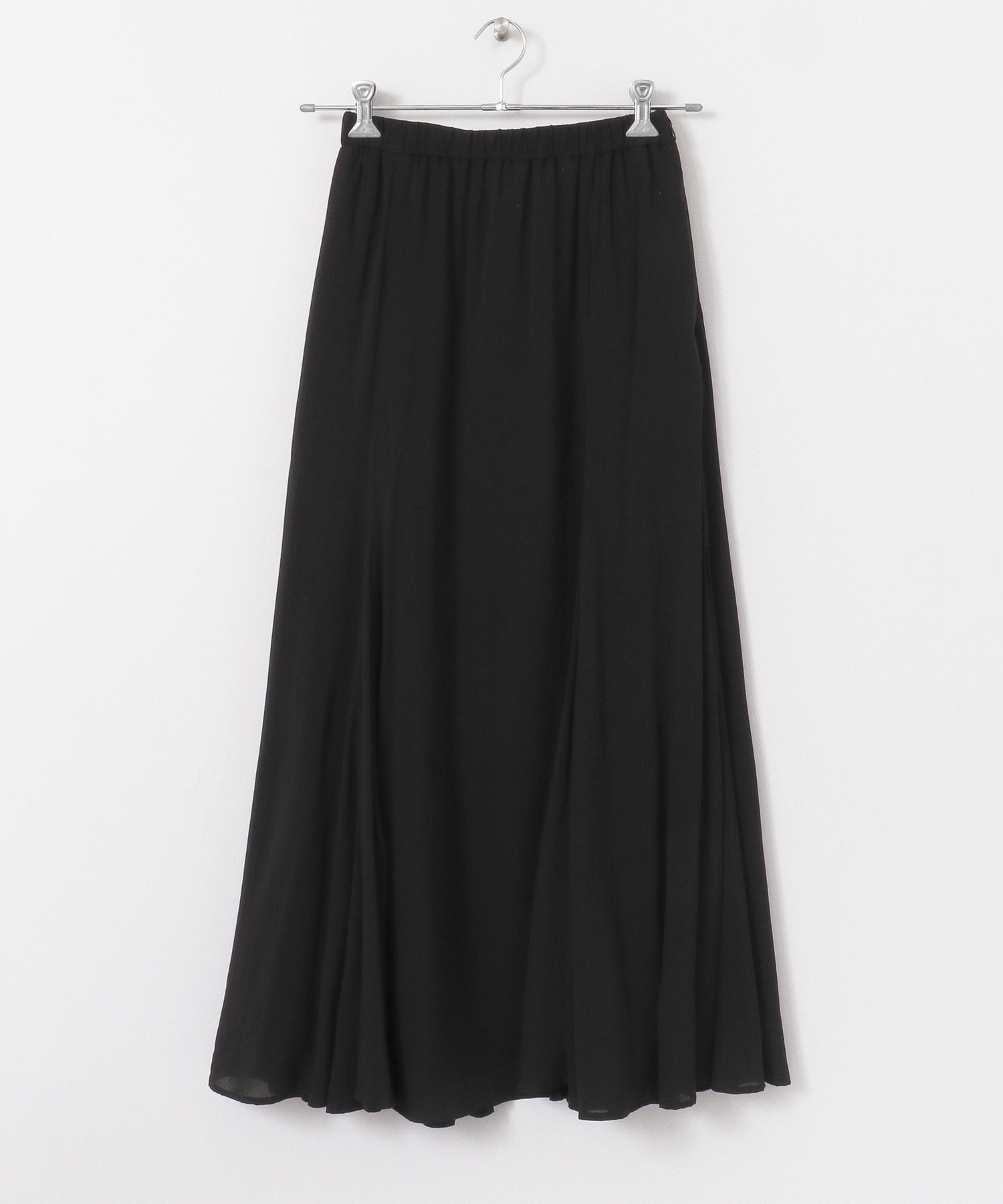 マキシフレアスカート∴ BLACK one