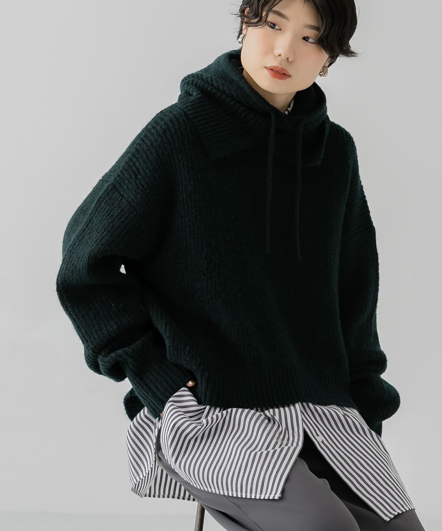身長：168cm サイズ：one