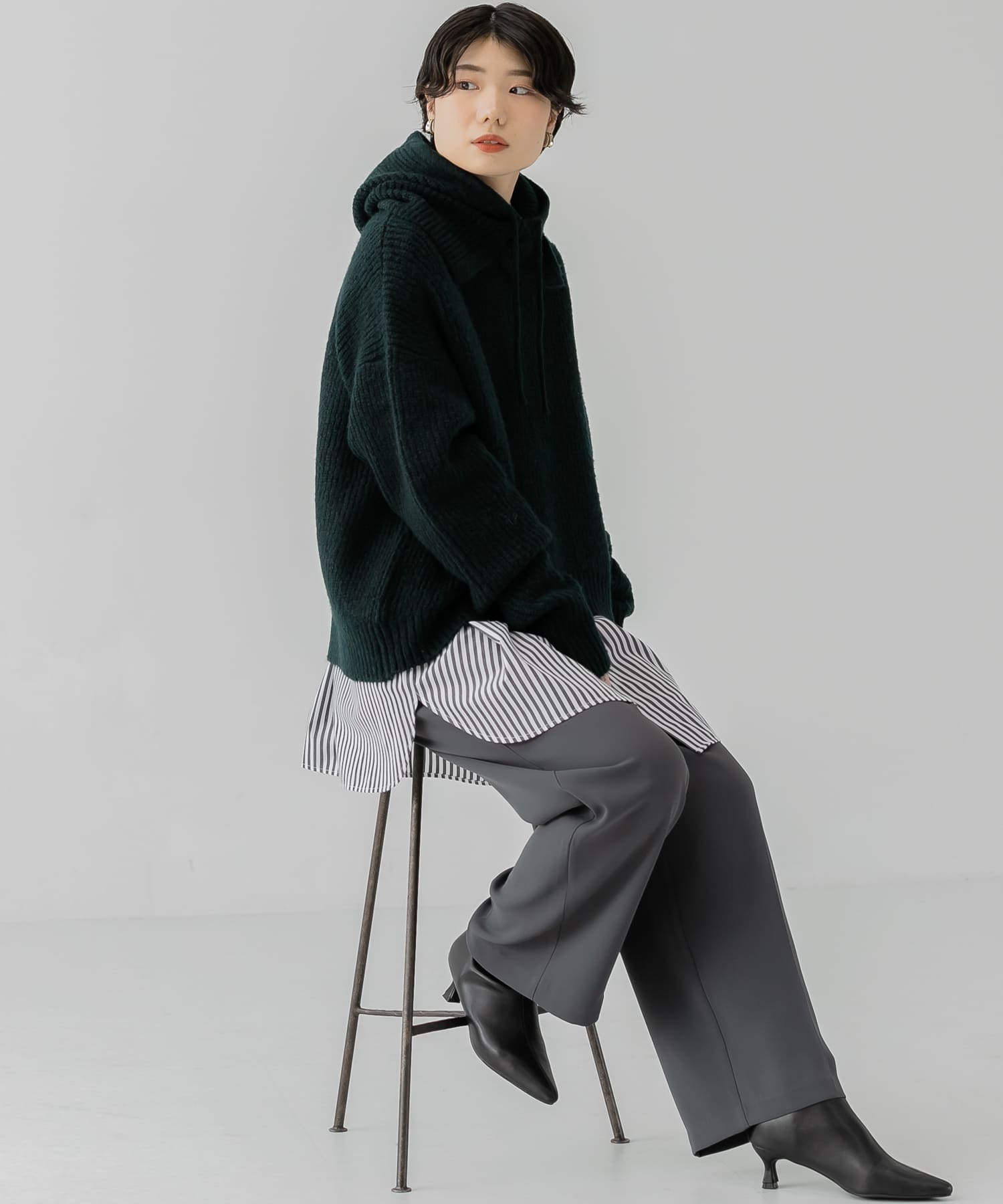 身長：168cm サイズ：one