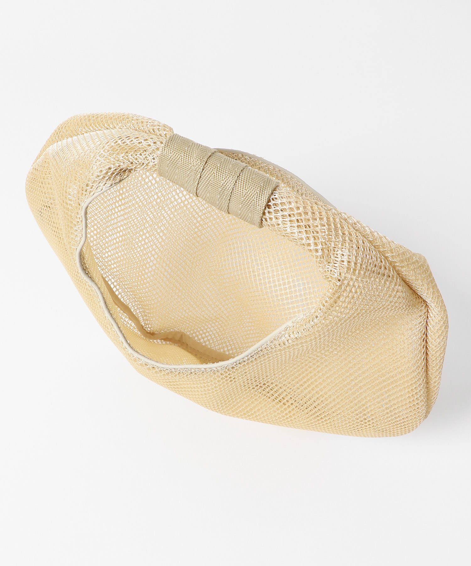 CONTROL FREAK　メッシュラウンドバッグ BEIGE one