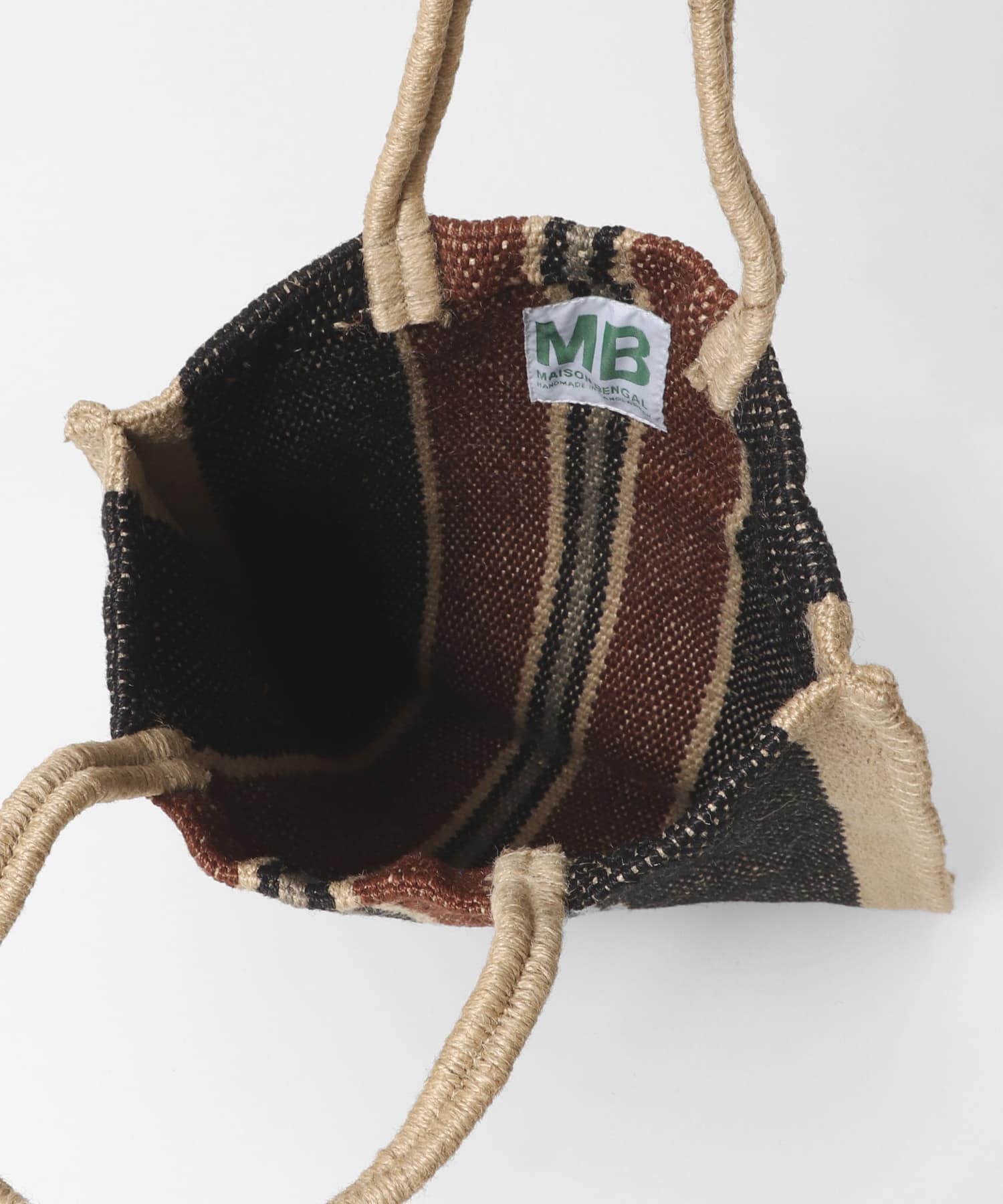MAISON BENGAL NEW JUTE PORESH BAG(FREE ORANGE): バッグ