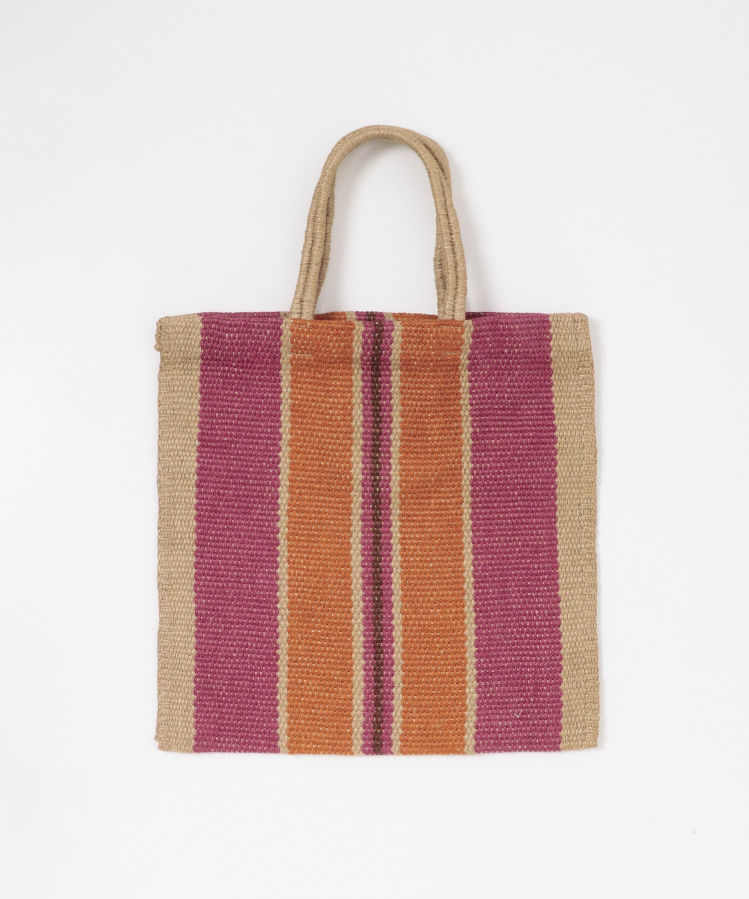 MAISON BENGAL NEW JUTE PORESH BAG(FREE ORANGE): バッグ