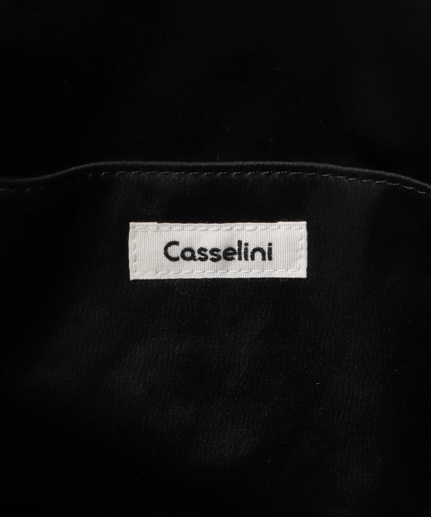 Casselini　チュールシャーリングトート BLACK one