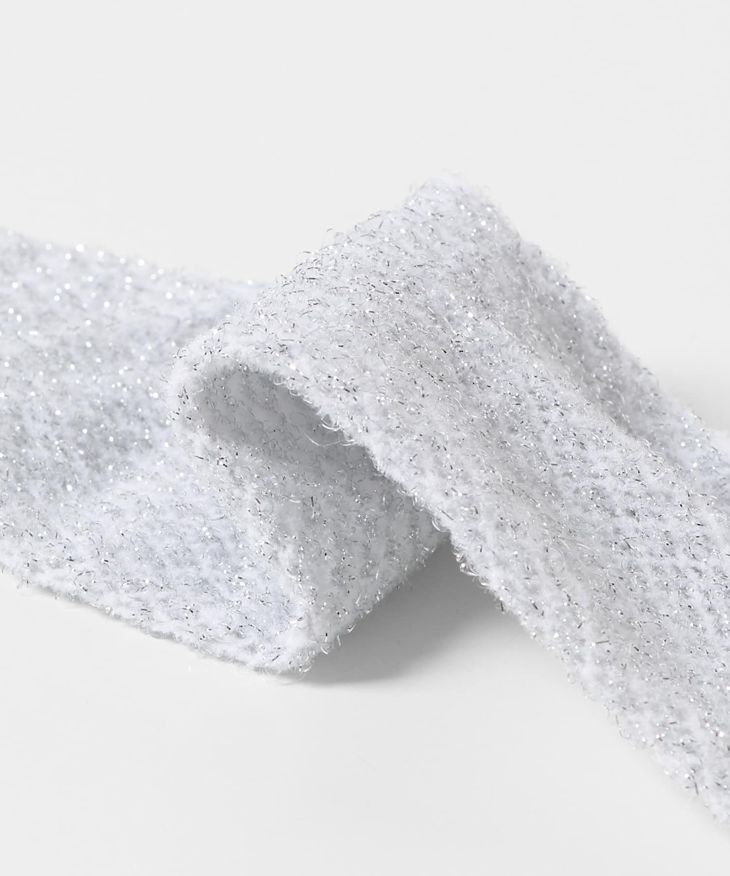 I Hate Monday　PEARL NET STOCKING SIL×WHT one