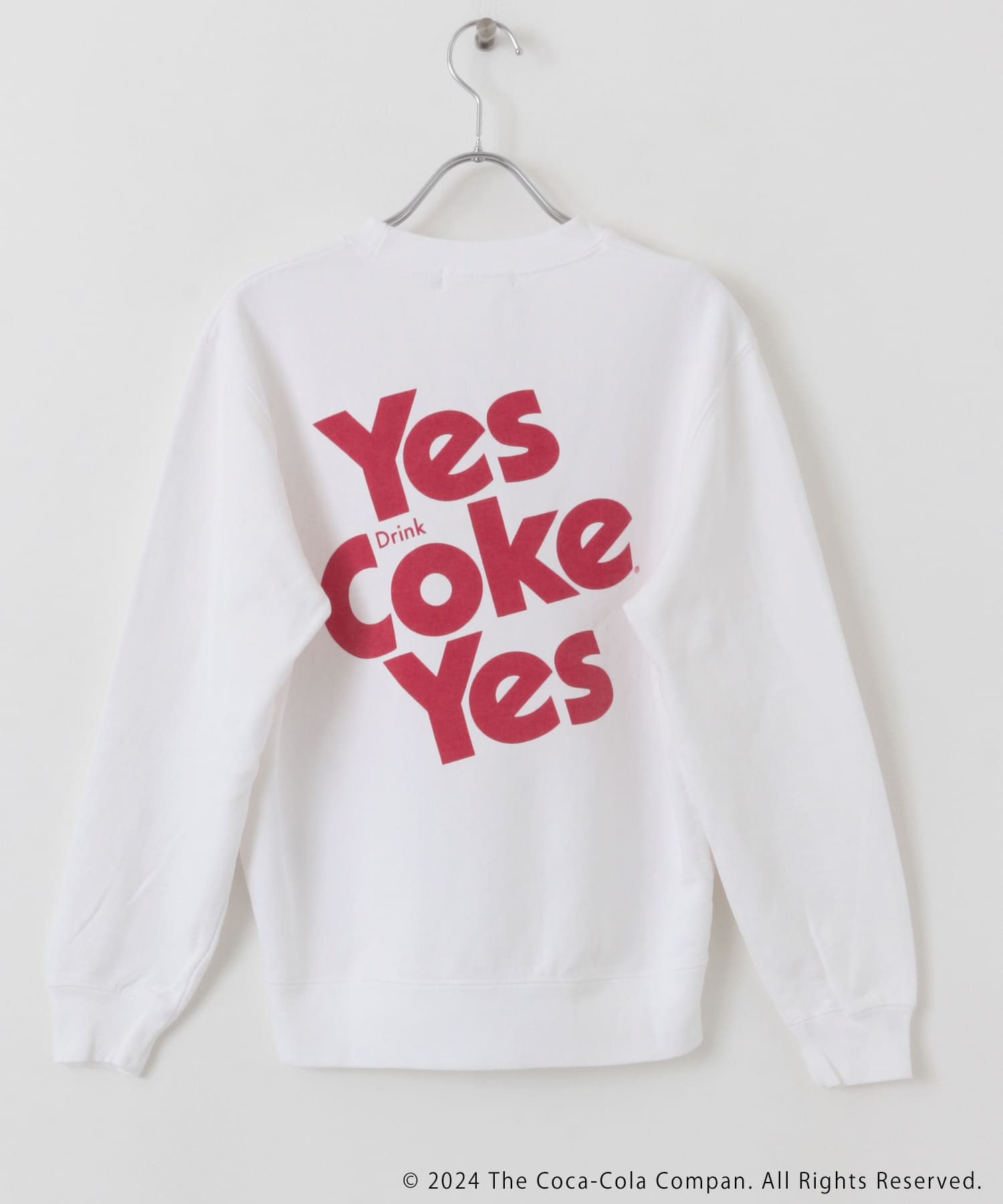 GOOD ROCK SPEED　COCA-COLA&reg; SWEAT WHITE FREE