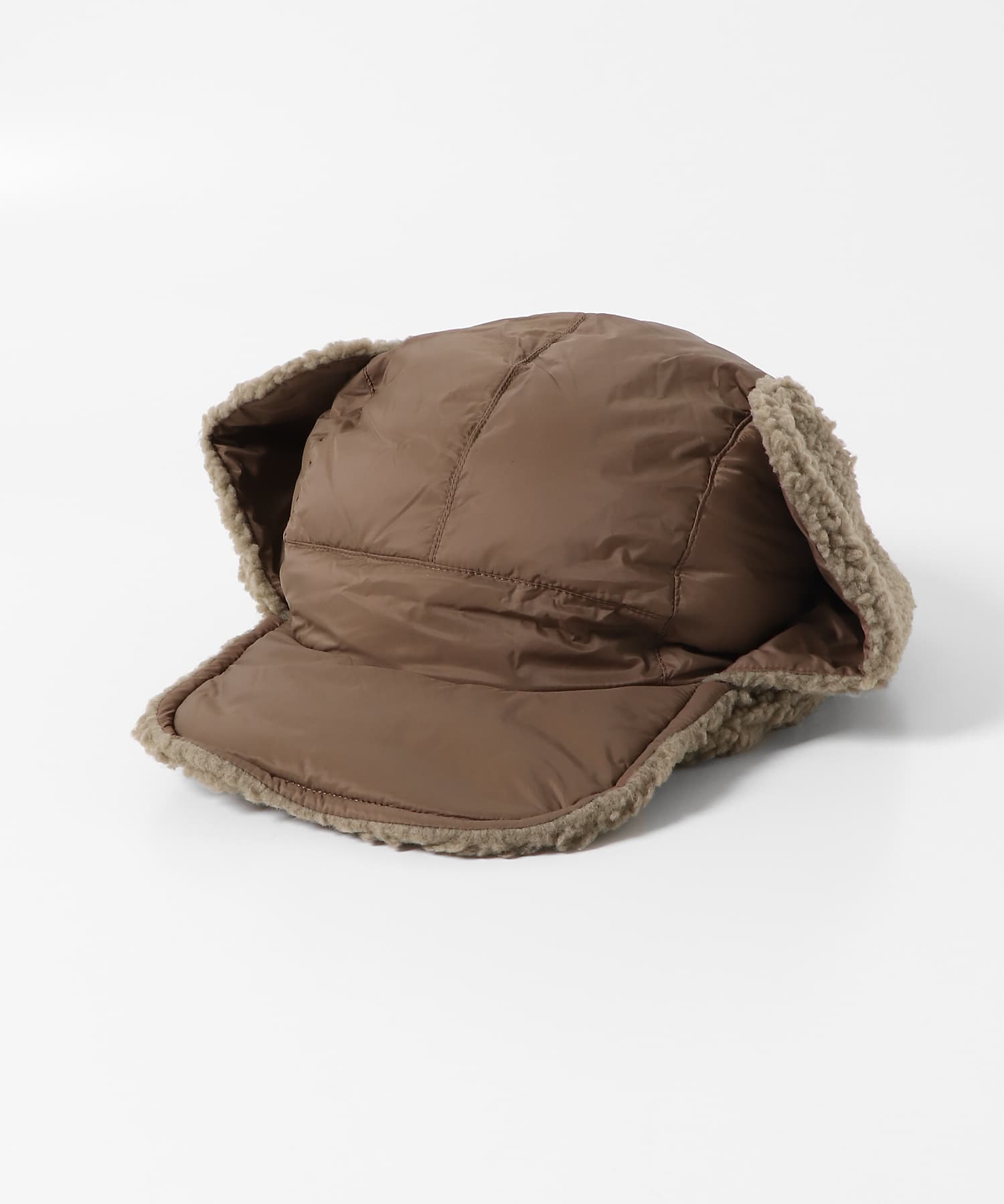 TAION　DOWN×BOA WARM CAP L.BRN×BEG one
