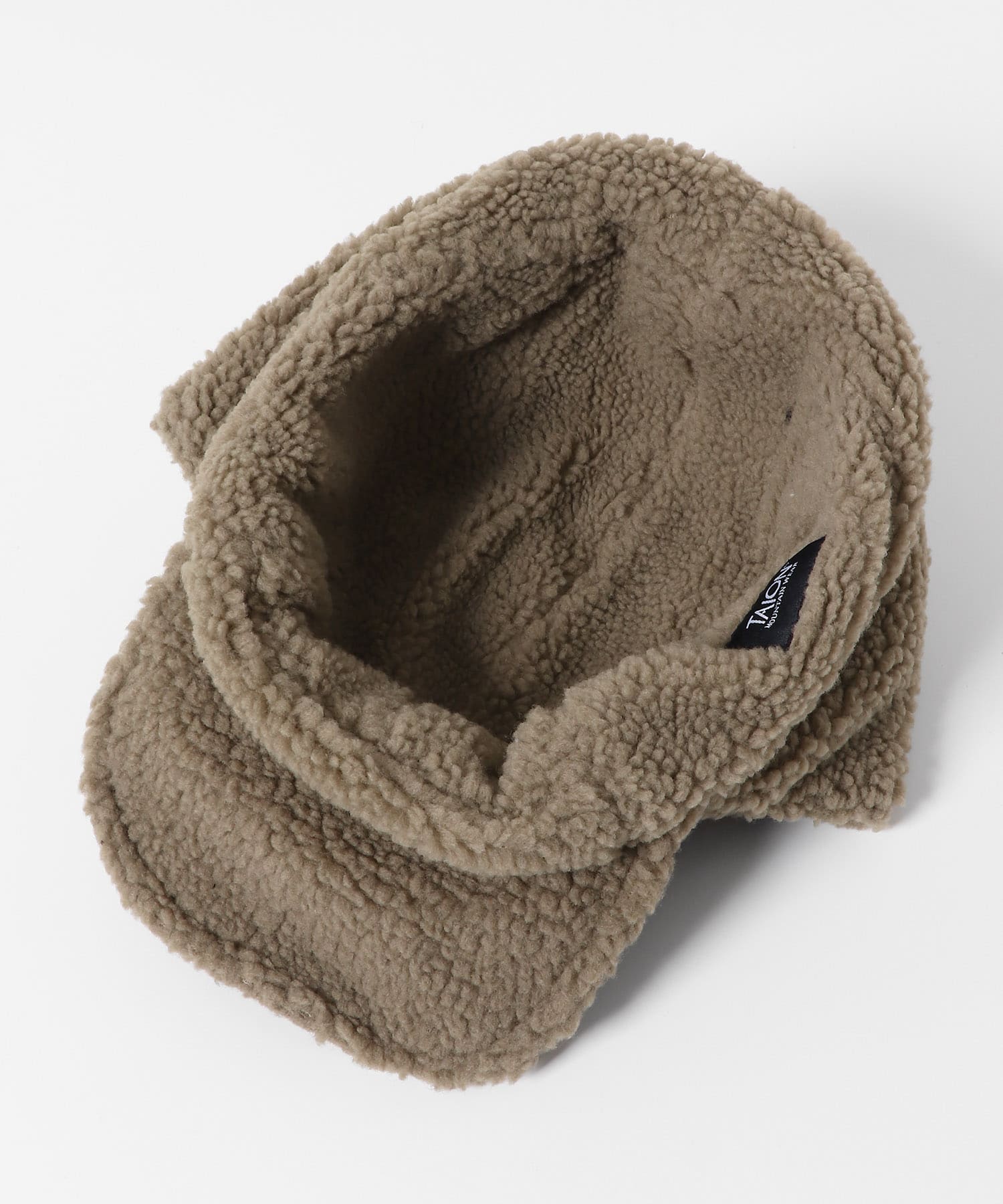 TAION　DOWN×BOA WARM CAP L.BRN×BEG one