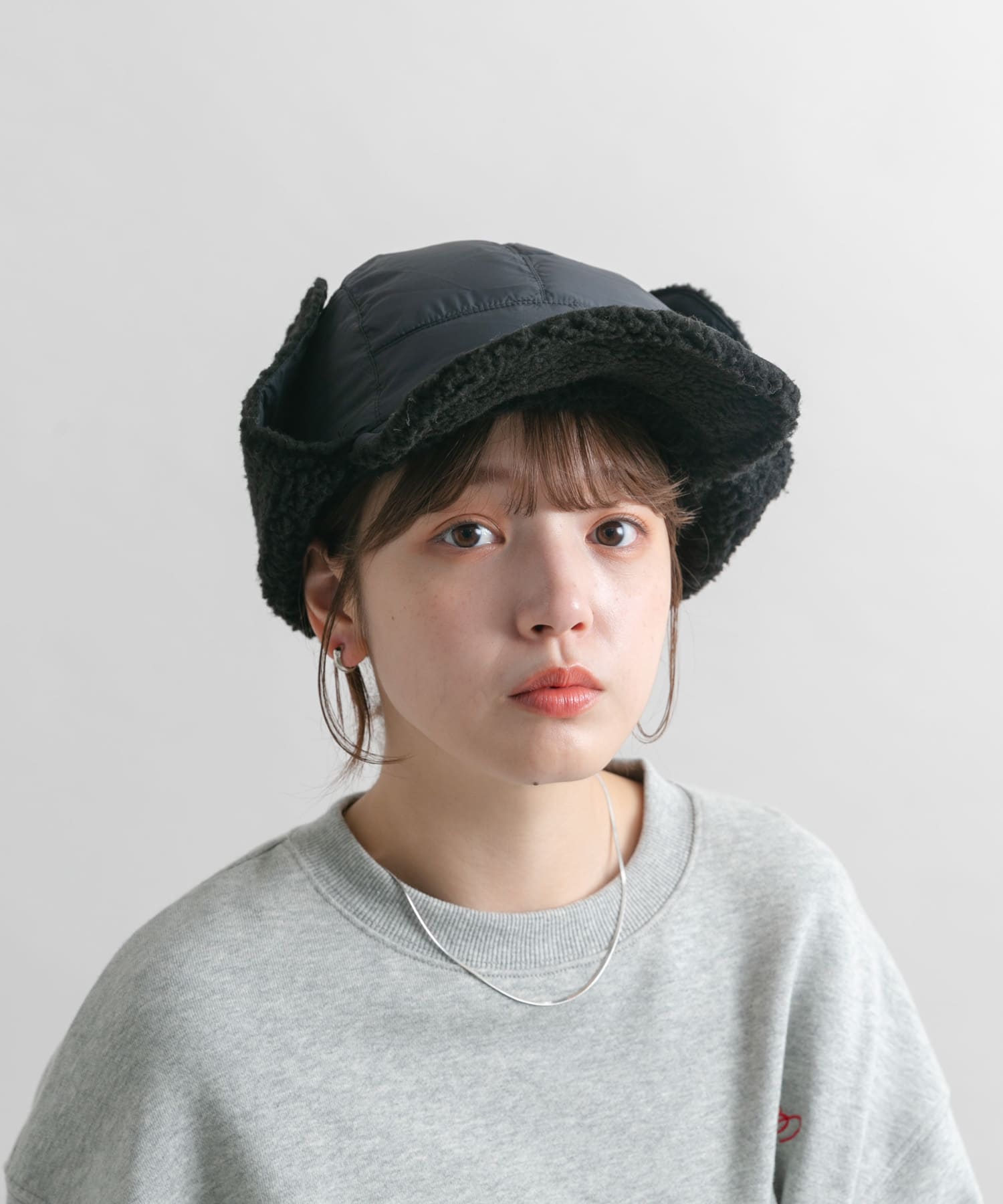 TAION　DOWN×BOA WARM CAP BLK×BLK one