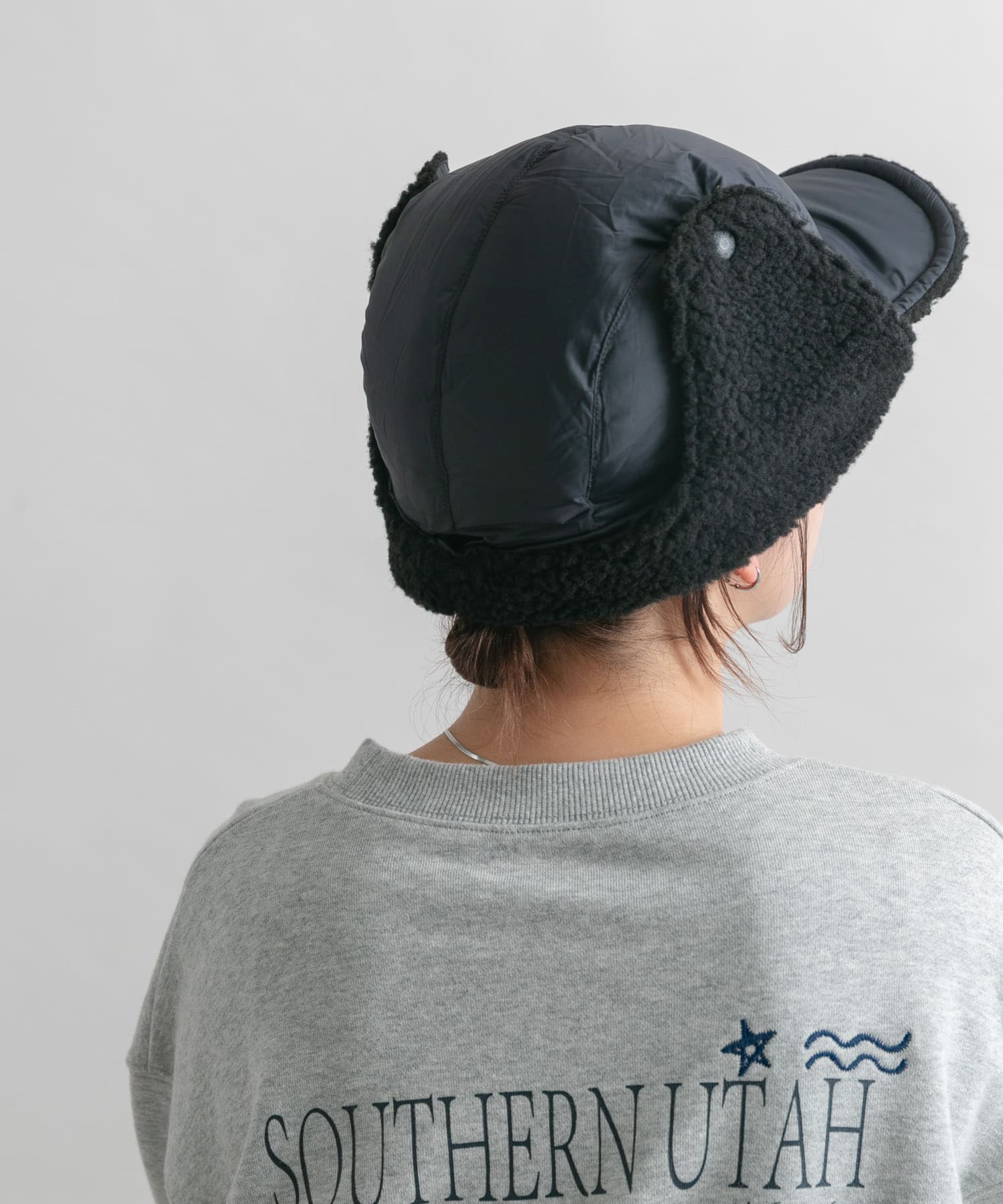 TAION　DOWN×BOA WARM CAP BLK×BLK one