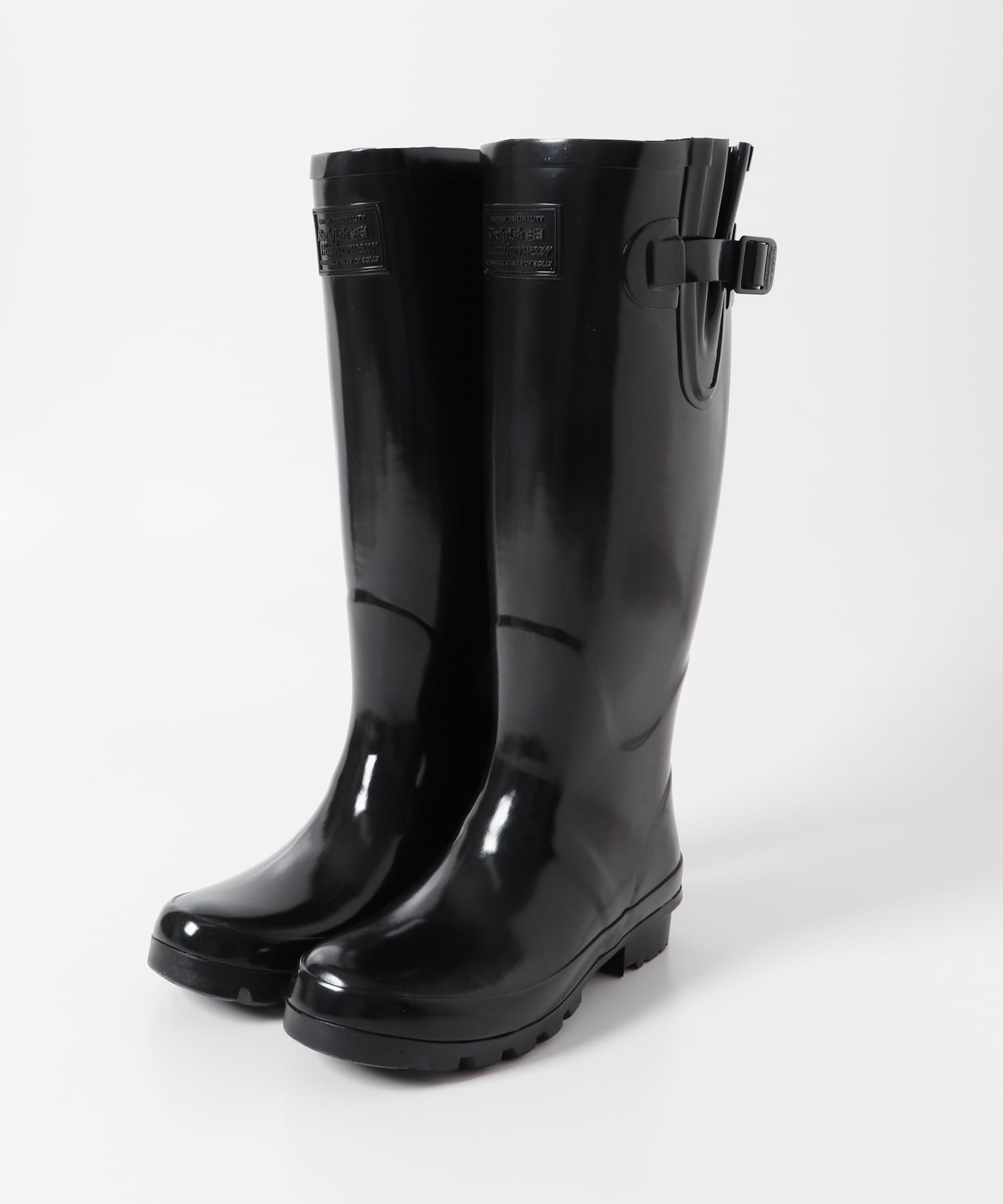 Rockfish Weatherwear　GLOSS RAIN BOOTS LONG BLACK 23