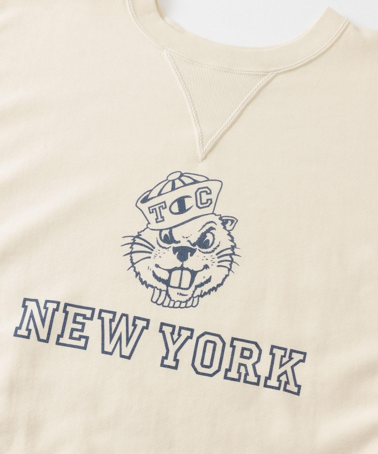 Champion　CREWNECK SWEATSHIRTS CREAM L