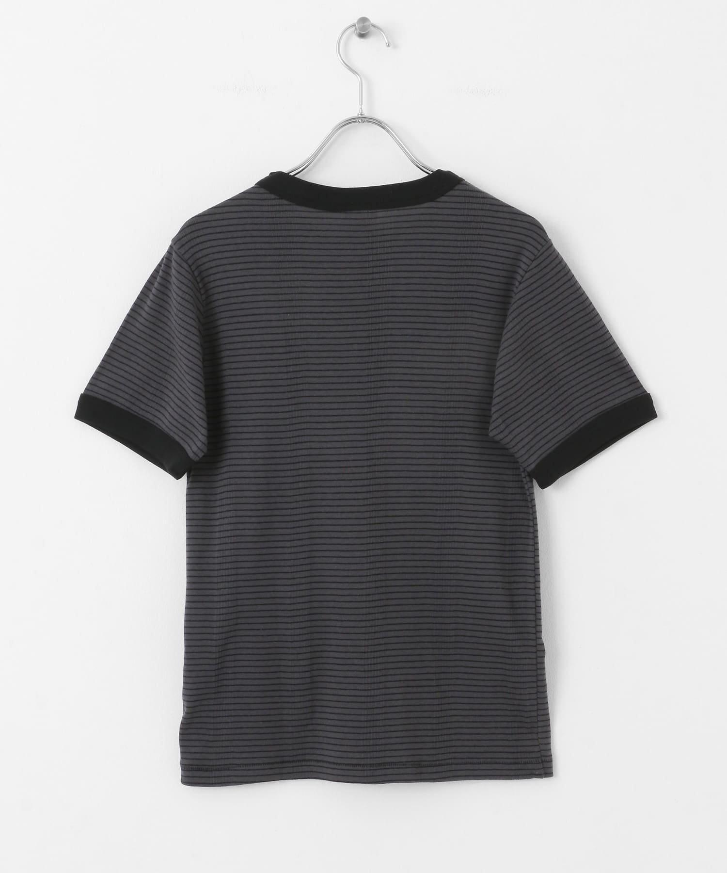 Miller　Panel ribbed T-shirt CGY×BK FREE