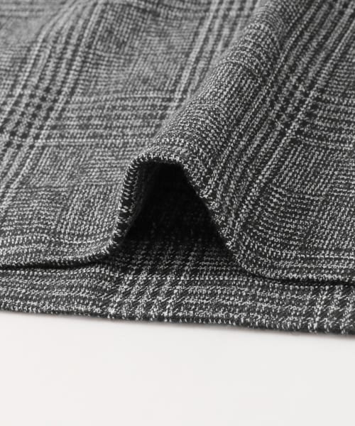 バッククロスハイウエストスカート GRAY CHECK one
