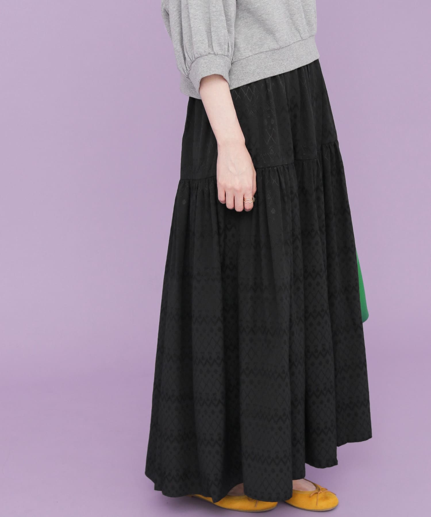 身長：165cm サイズ：one