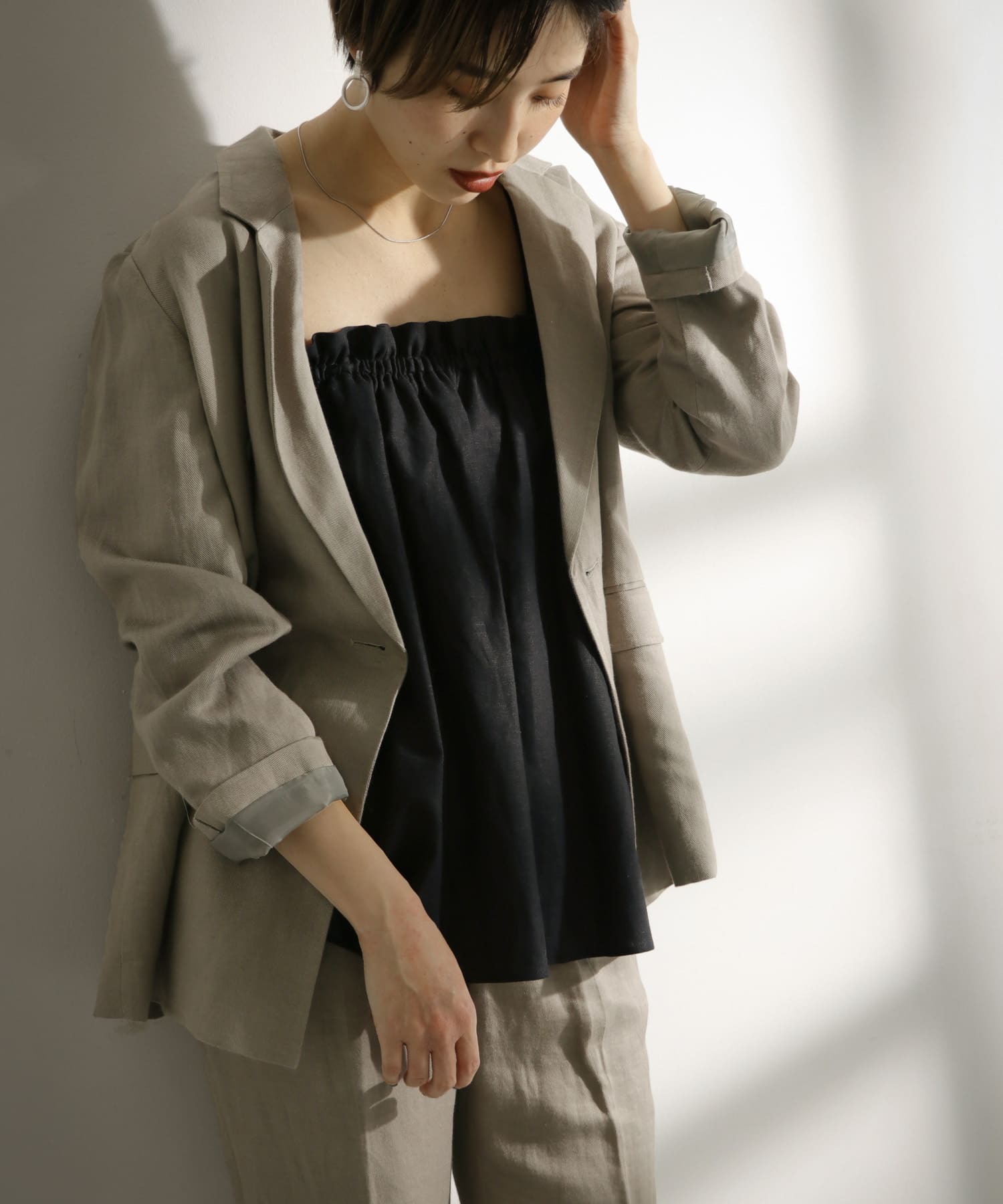身長：162cm サイズ：one