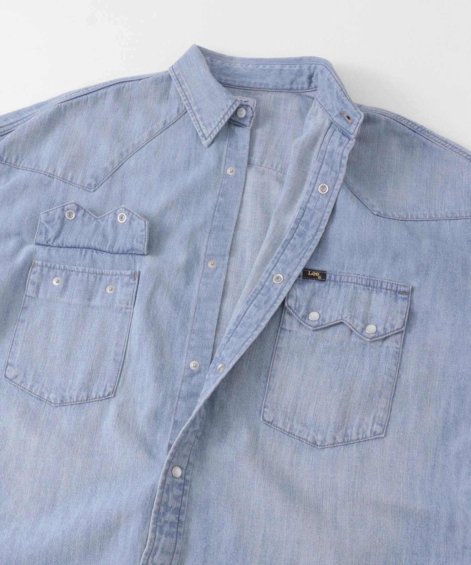 『別注』Lee101×KBF　SHIRTS LIGHT USED FREE