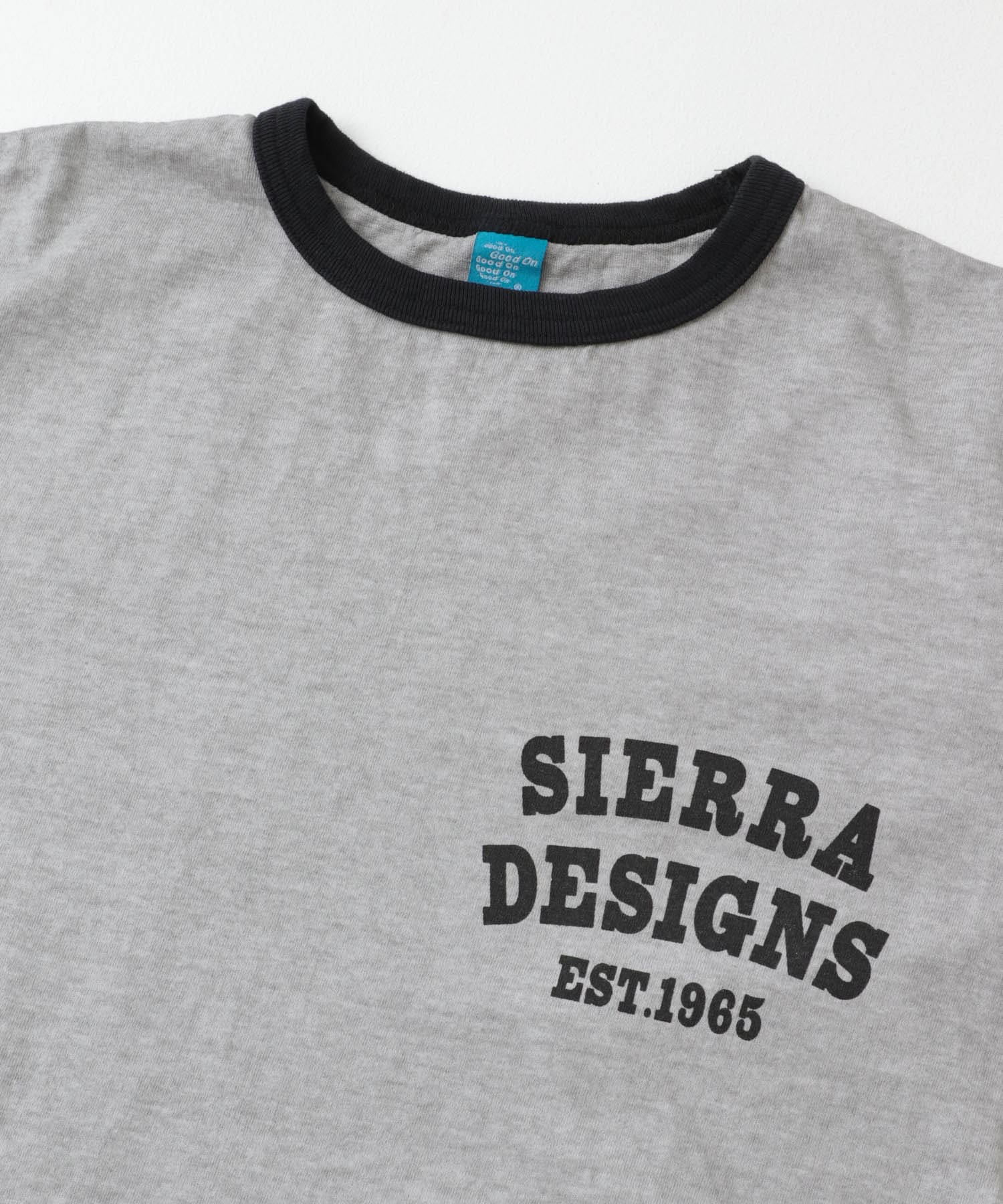 GoodOn×SIERRA DESIGNS　エスタブリッシュ1965リンガーTEE ASH M