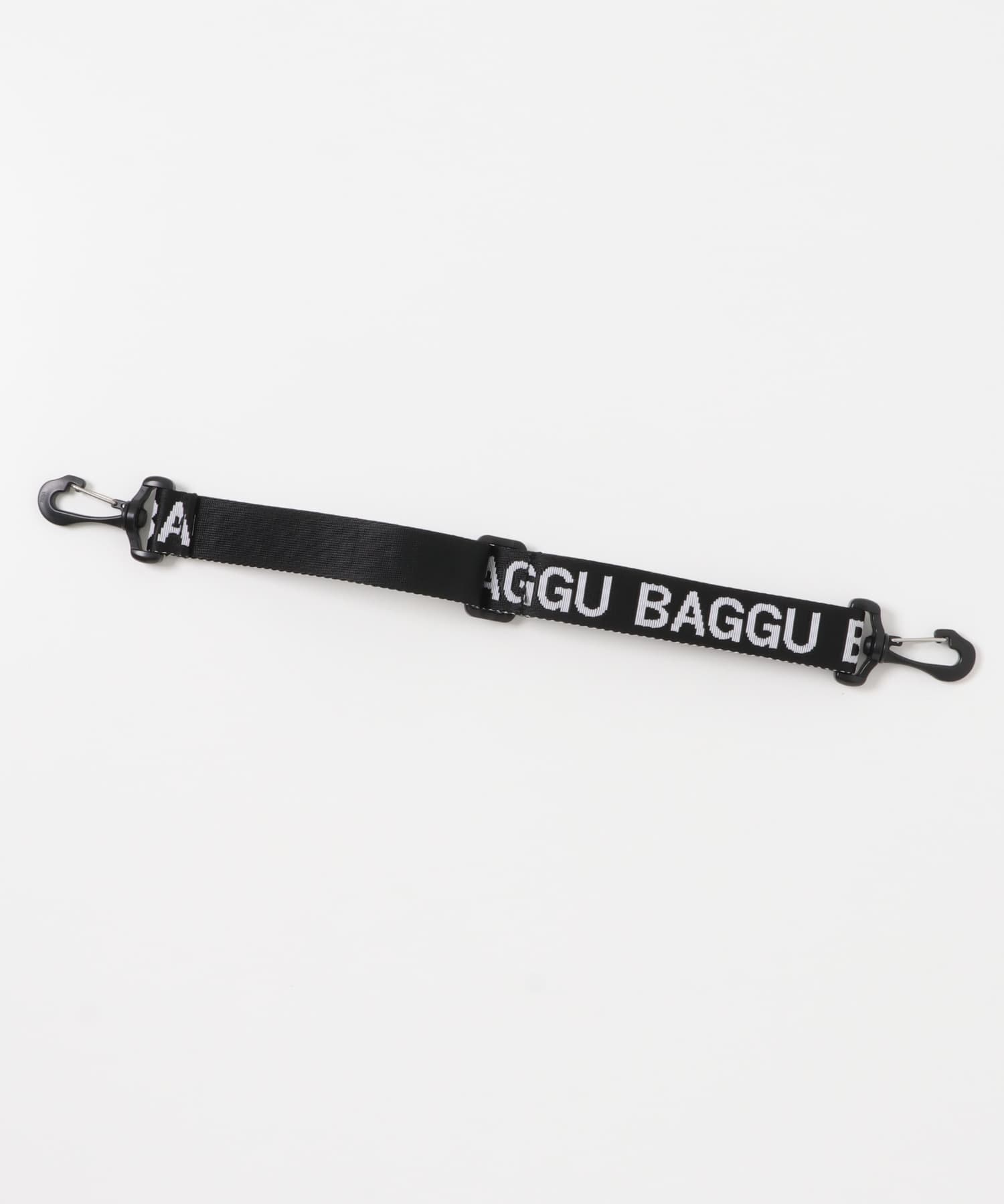 BAGGU　ATTACHABLE STRAP ブラックホワイト one