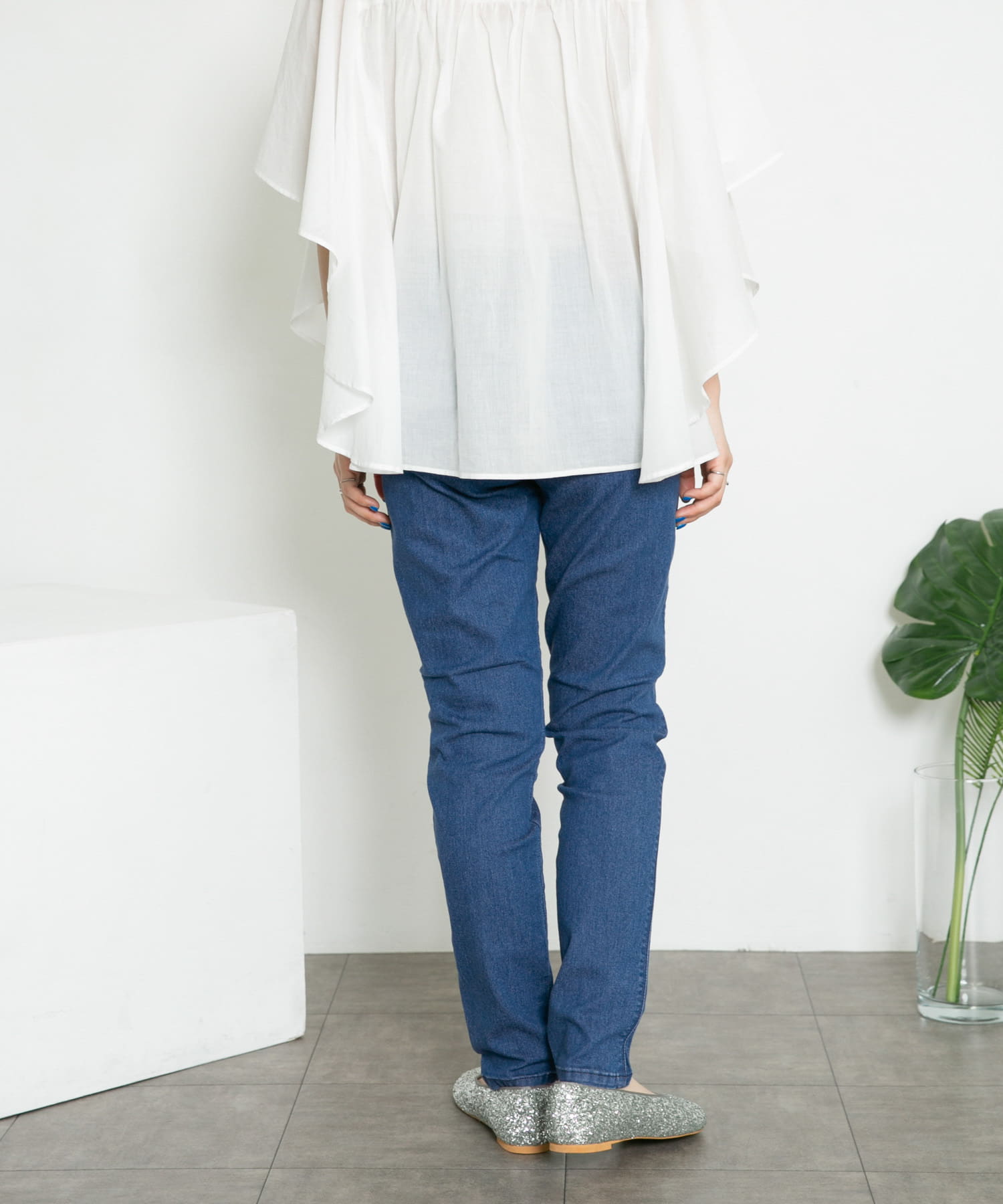 Lee　SKINNY JEGGINGS BLUE S