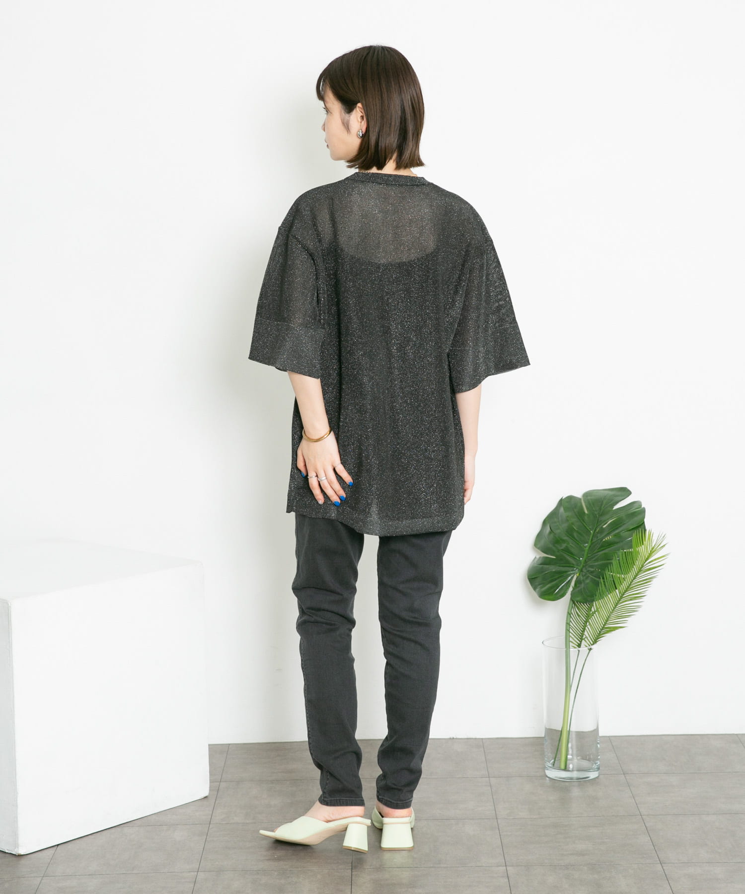 Lee　SKINNY JEGGINGS BLACK S