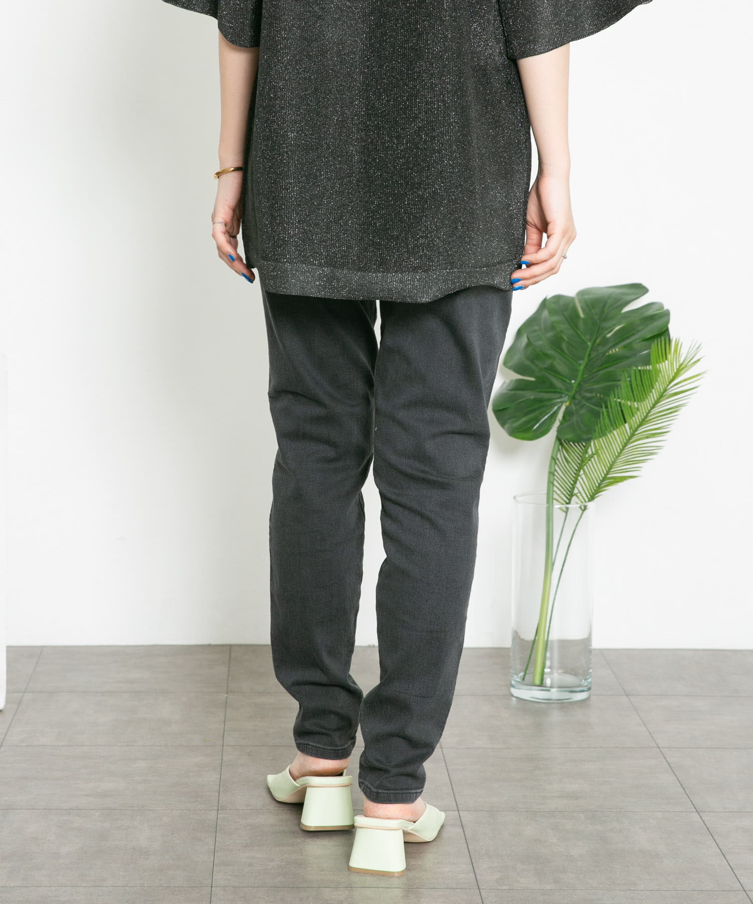 Lee　SKINNY JEGGINGS BLACK S