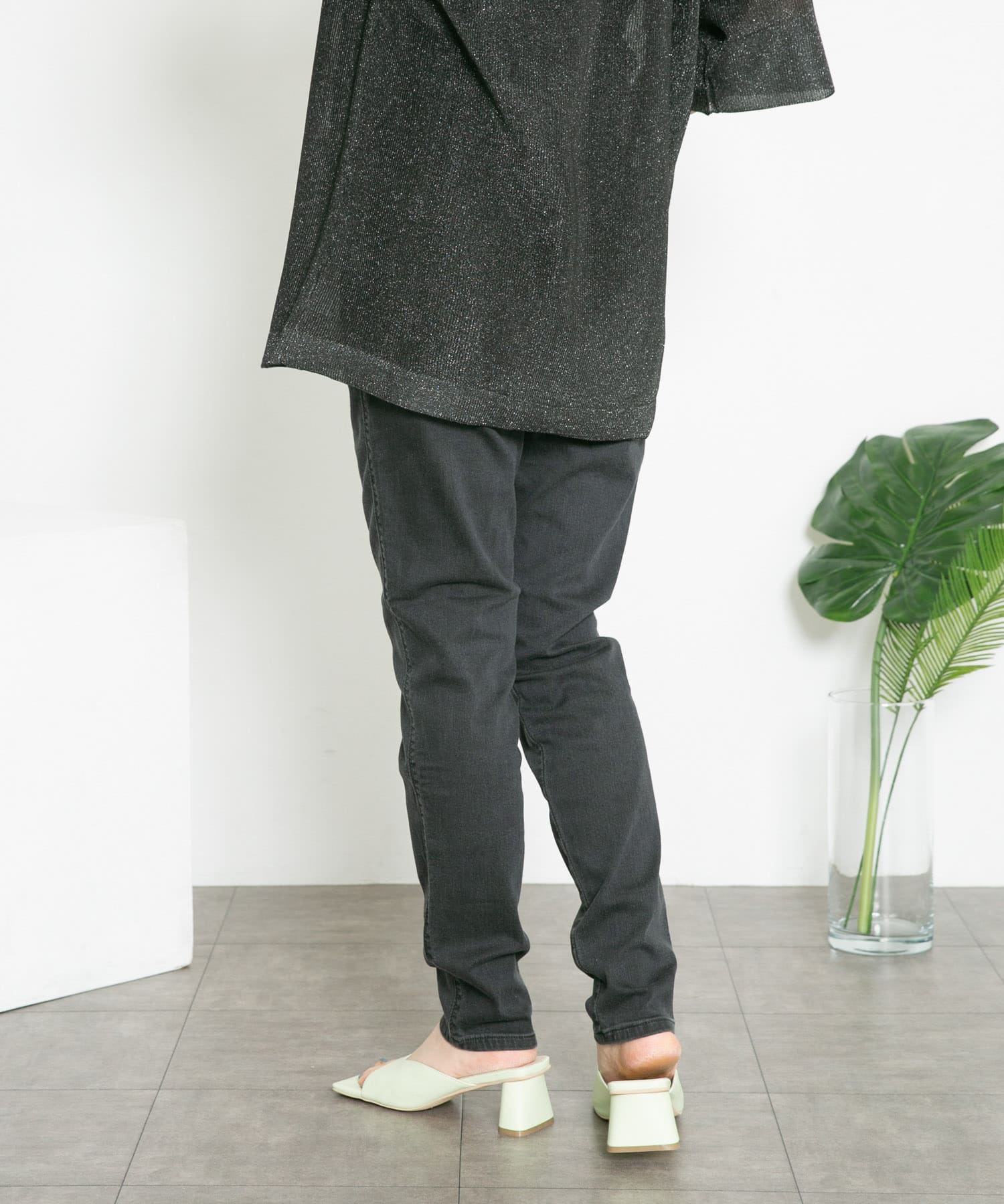 Lee　SKINNY JEGGINGS BLACK S