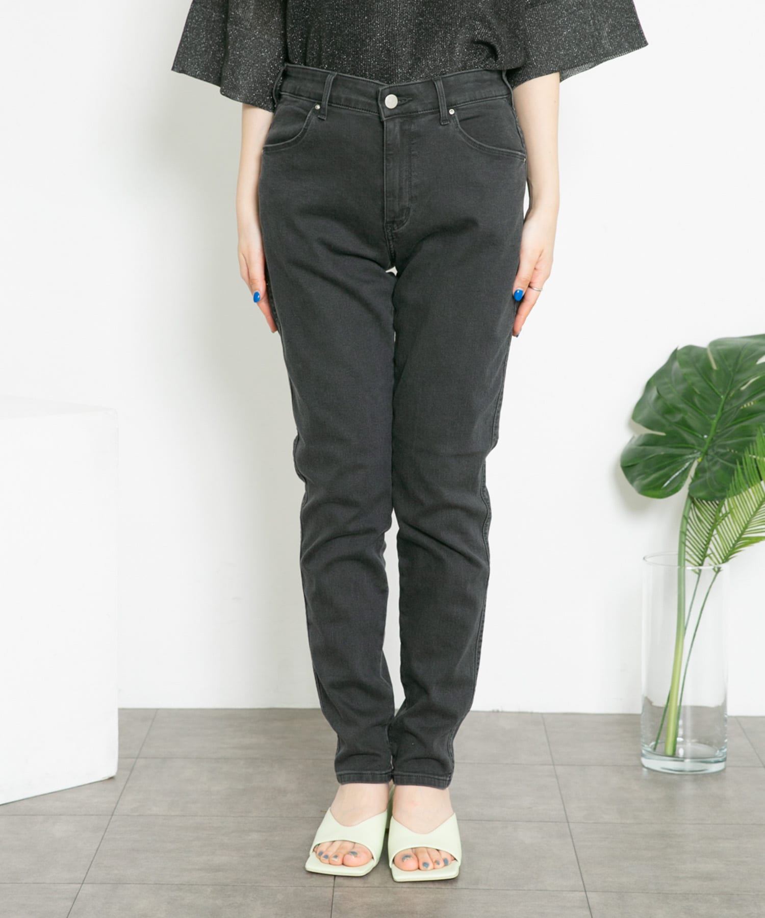 Lee　SKINNY JEGGINGS BLACK S