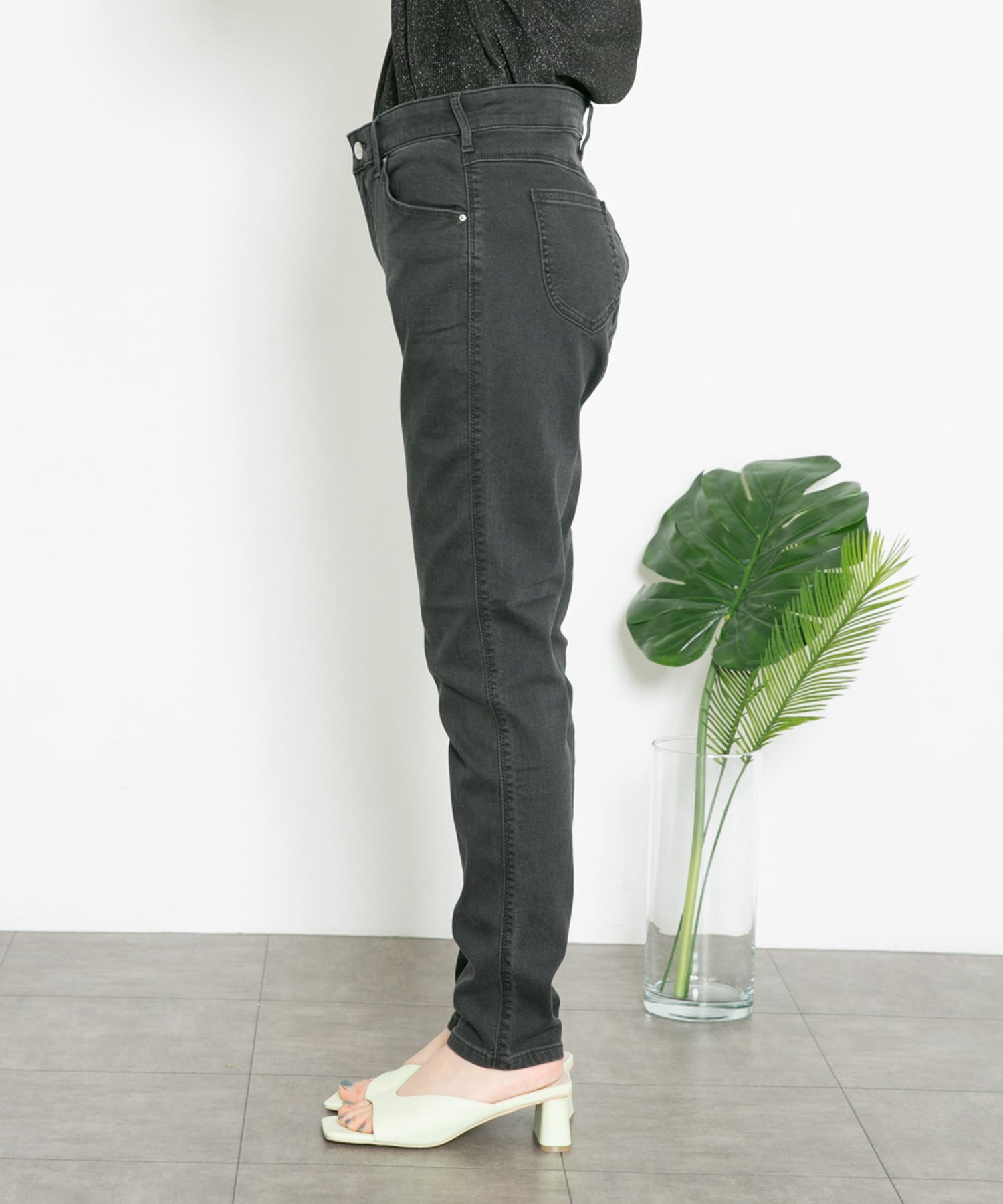 Lee　SKINNY JEGGINGS BLACK M
