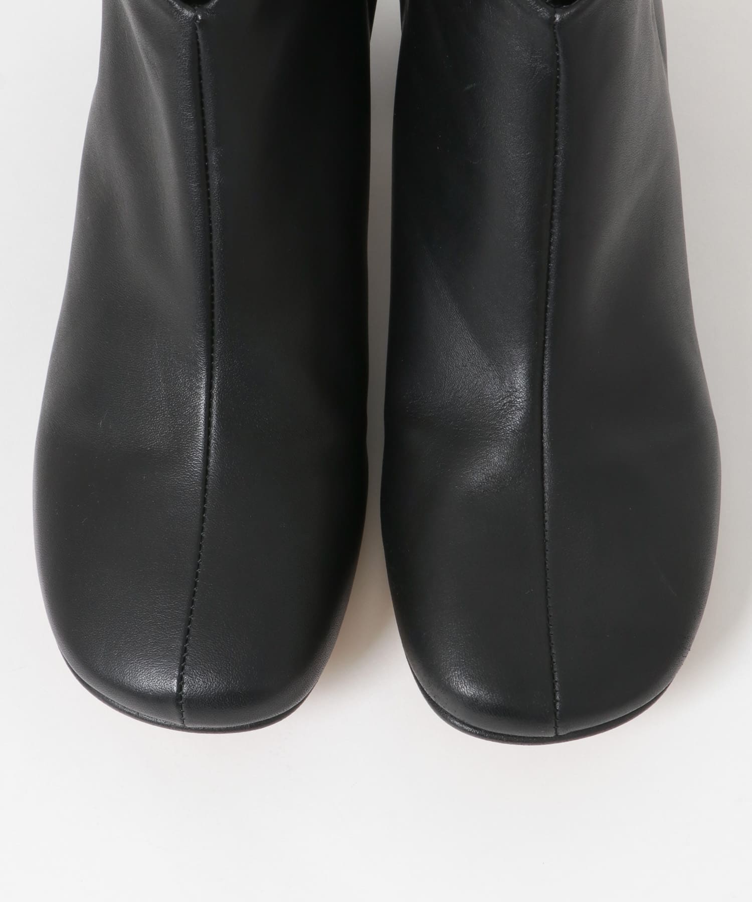 MOHI　SETAショートブーツ BLACK 37