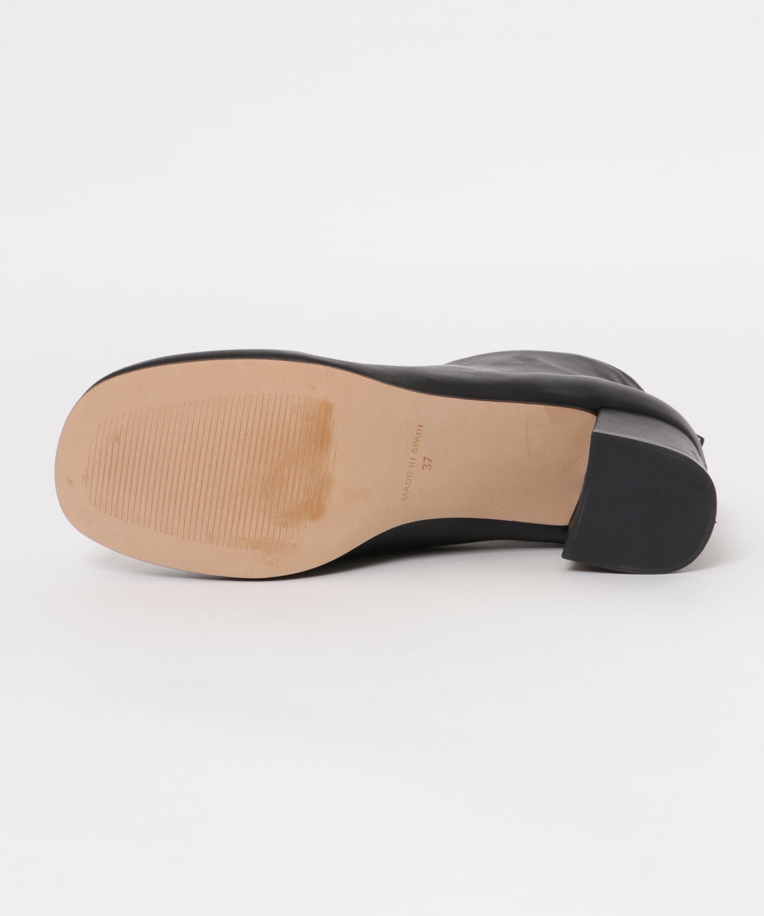 MOHI　SETAショートブーツ BLACK 37