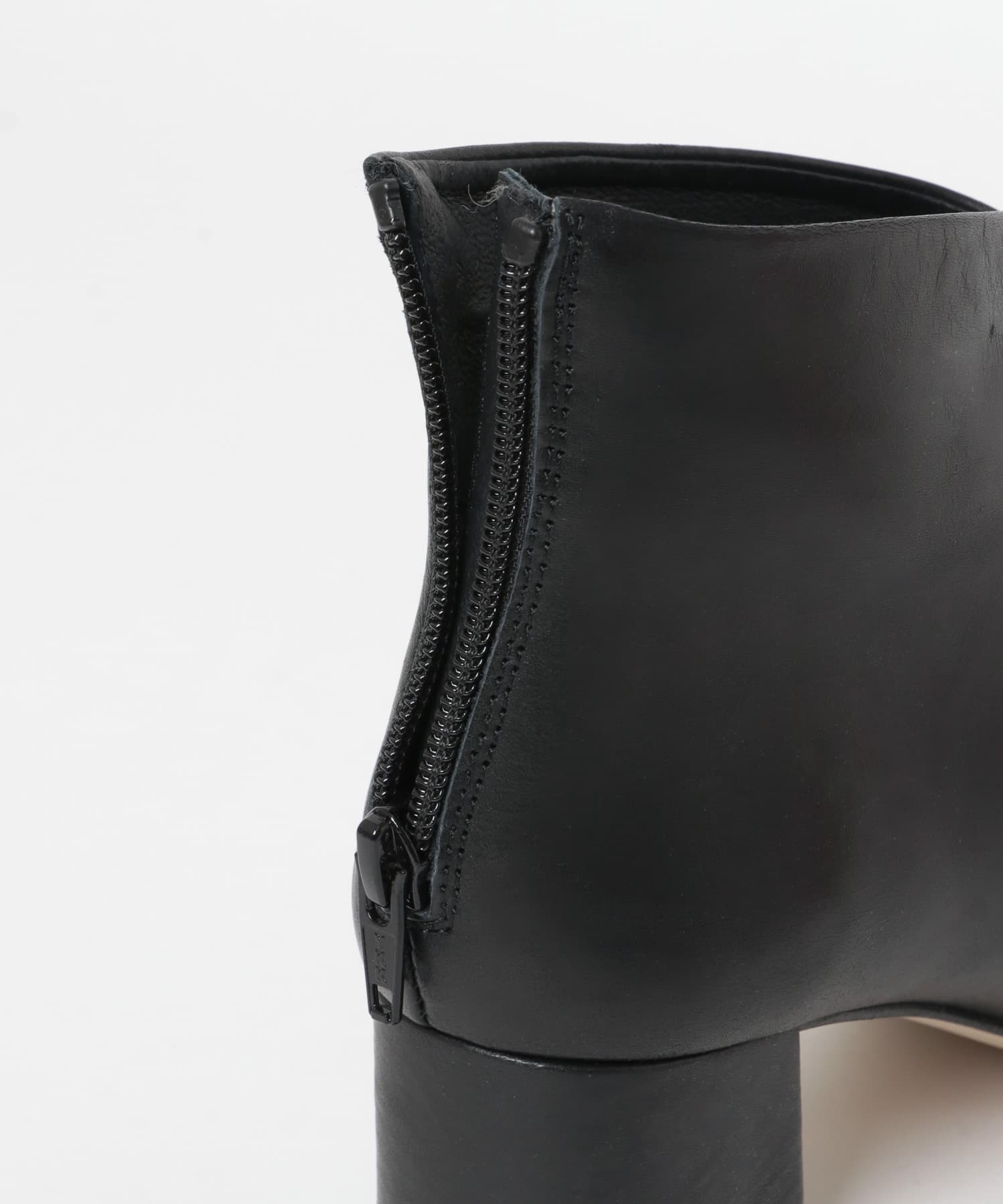 MOHI　SETAショートブーツ BLACK 37