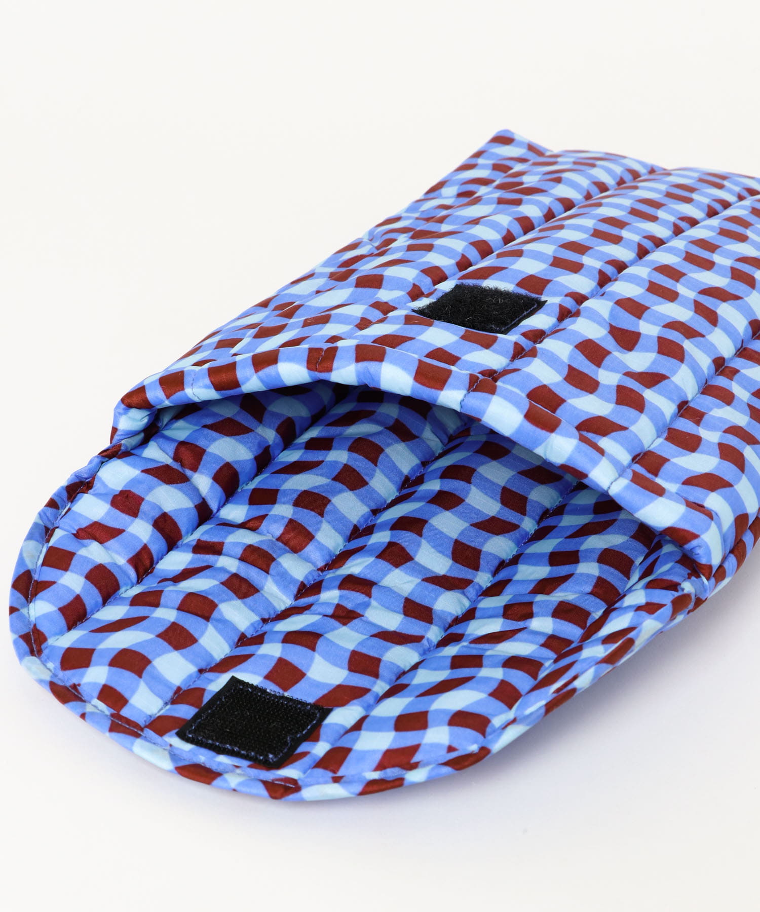 BAGGU　PUFFY LAPTOP SLEEVE ギンガムブルー one