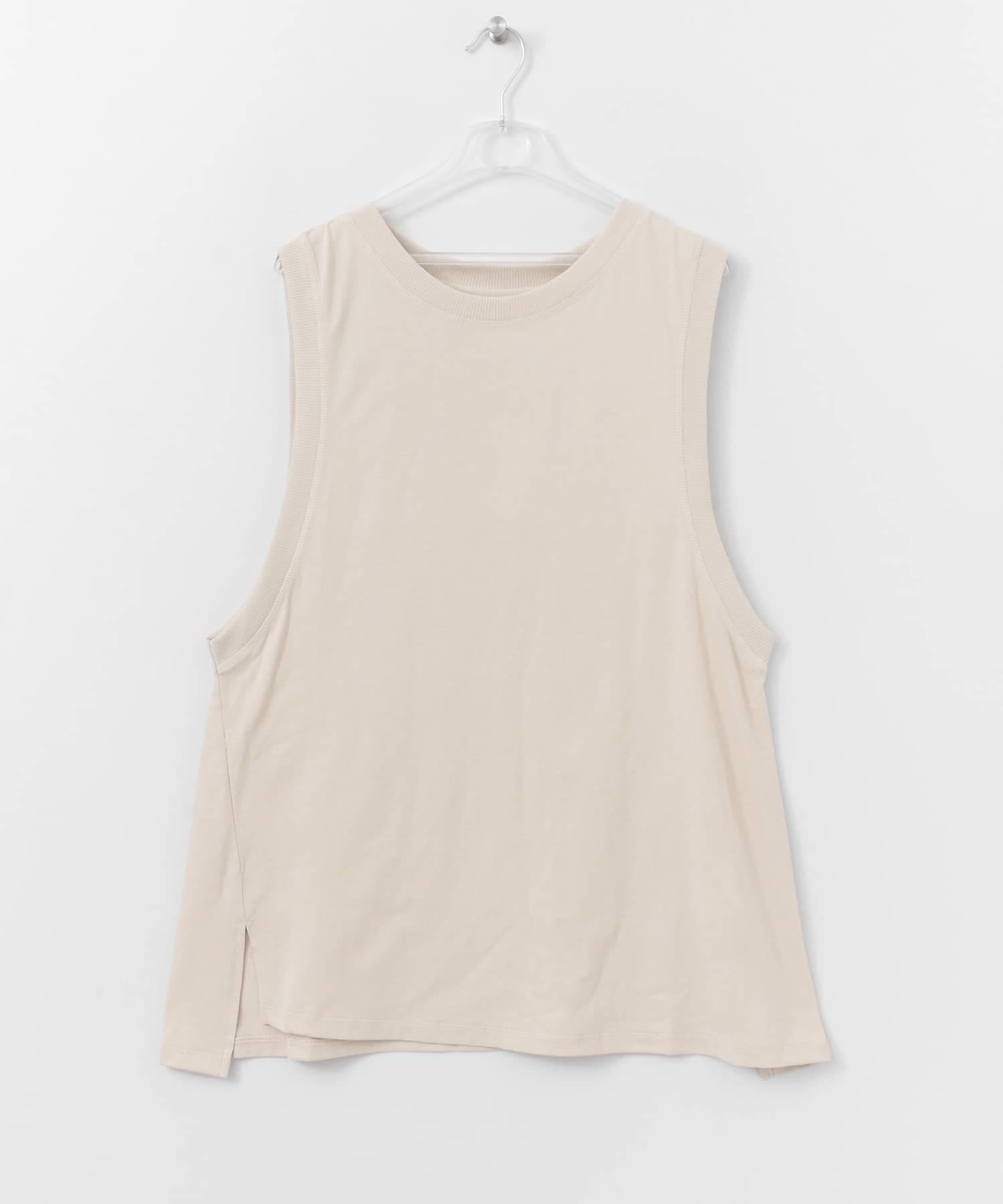 TWIST NO-SLEEVE T-SHIRTS