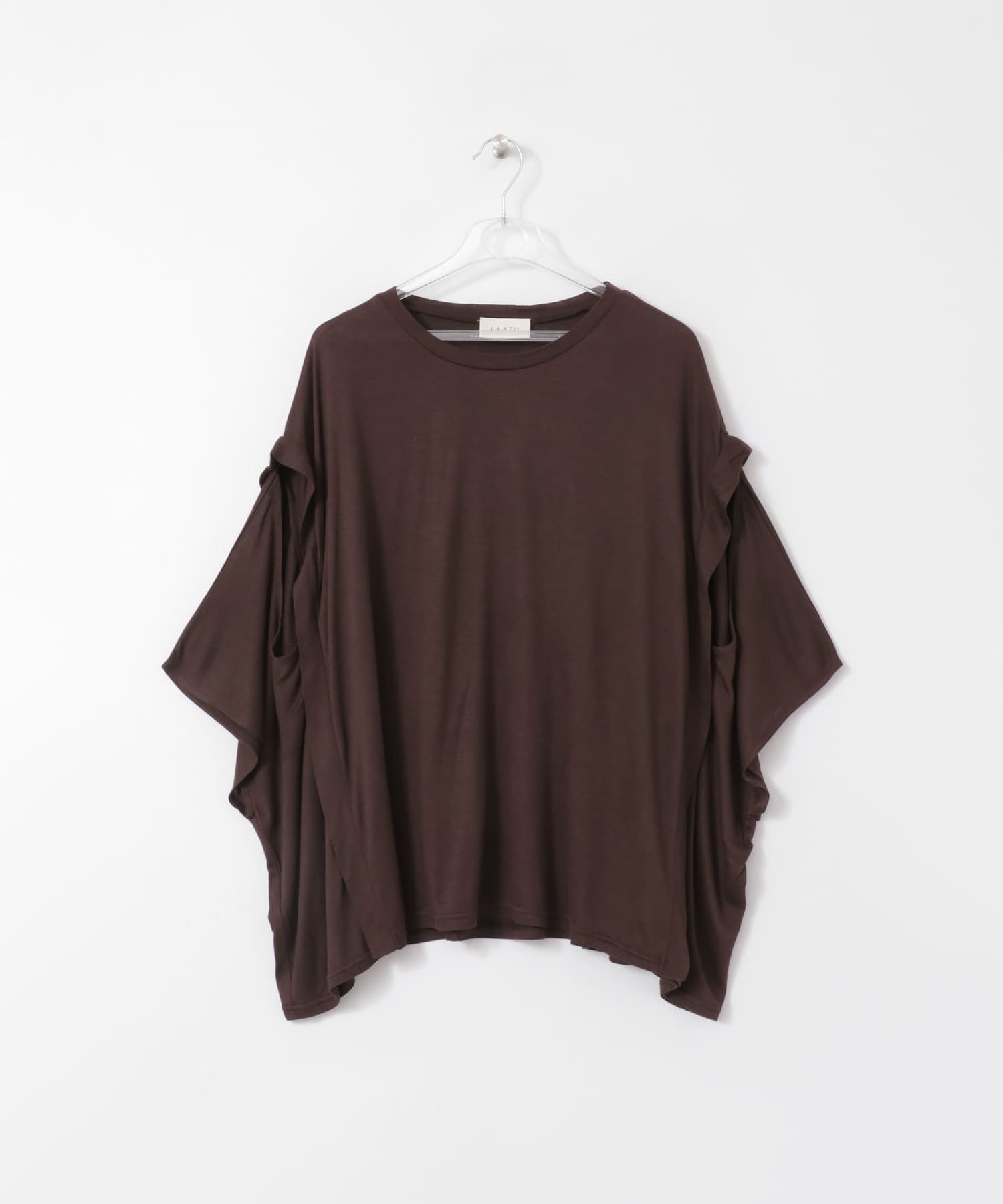 DRAPE CAPE T-SHIRTS チョコレート FREE