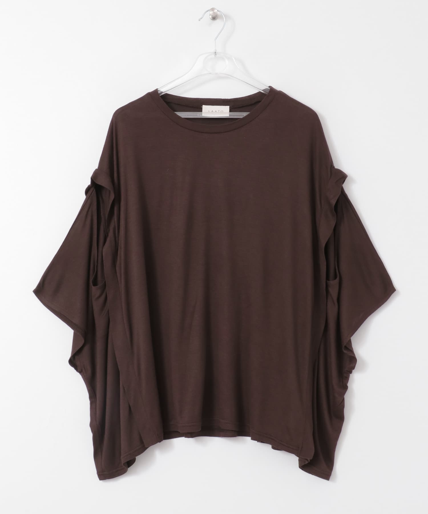 DRAPE CAPE T-SHIRTS チョコレート FREE