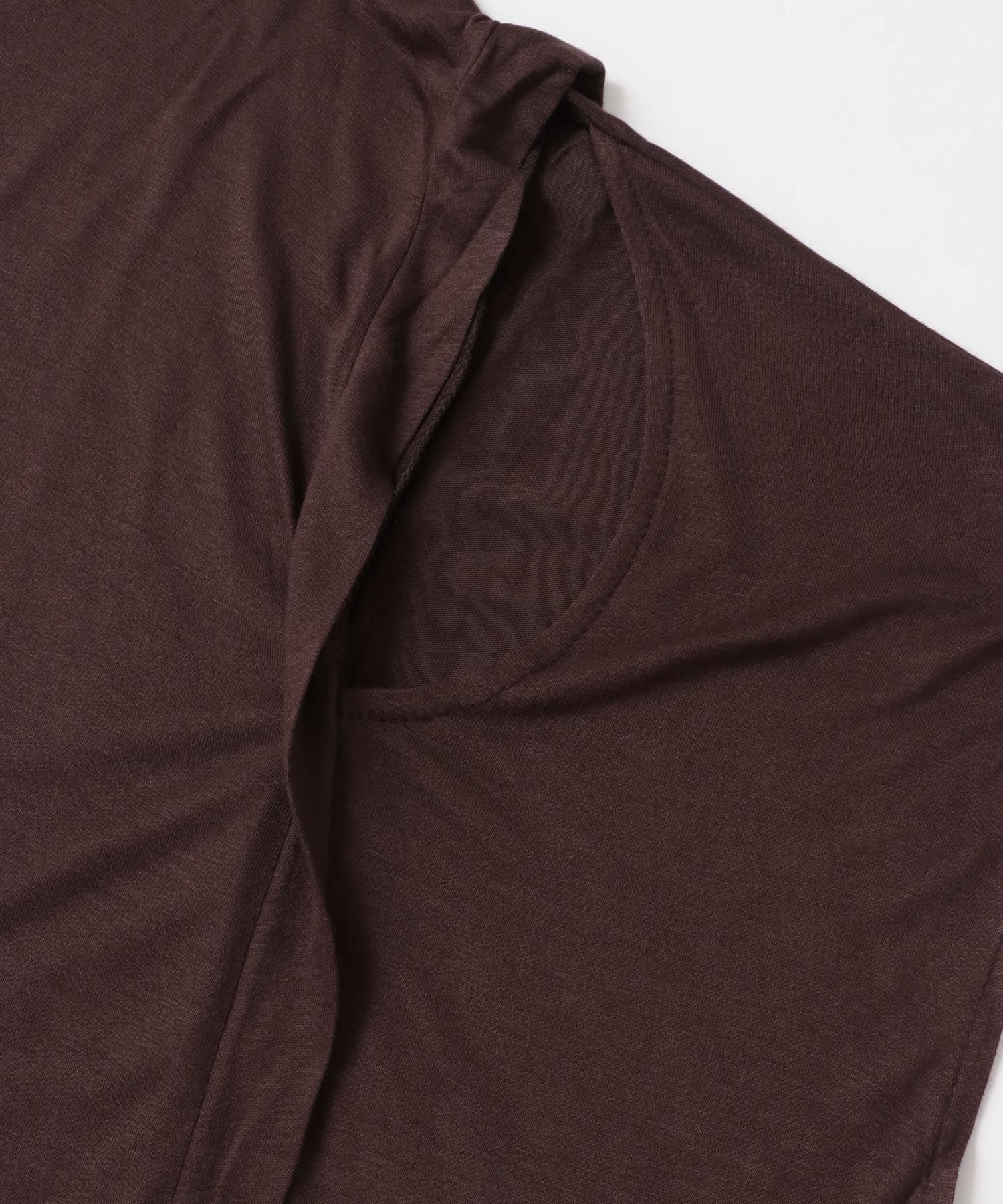 DRAPE CAPE T-SHIRTS チョコレート FREE