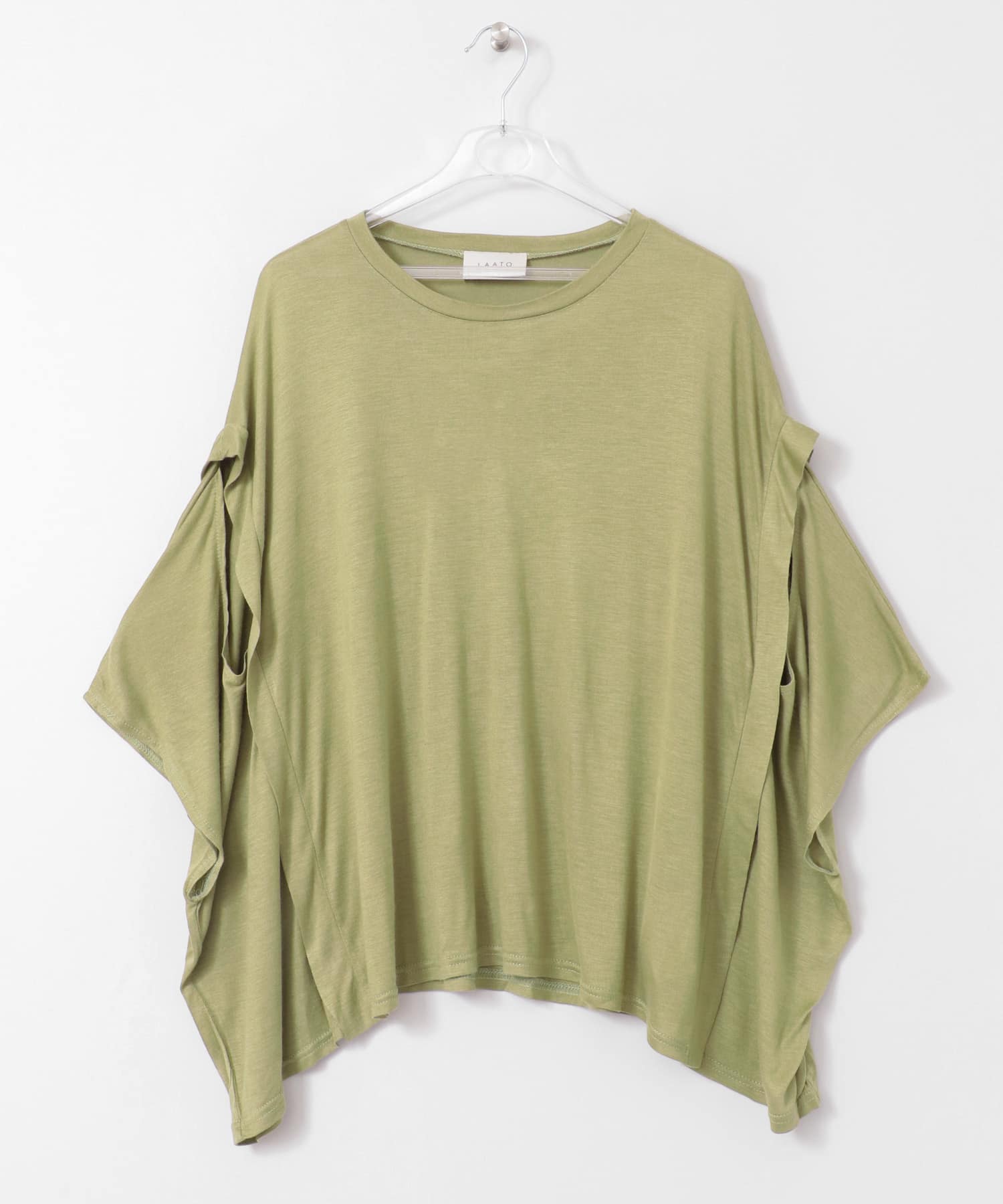 DRAPE CAPE T-SHIRTS モス FREE