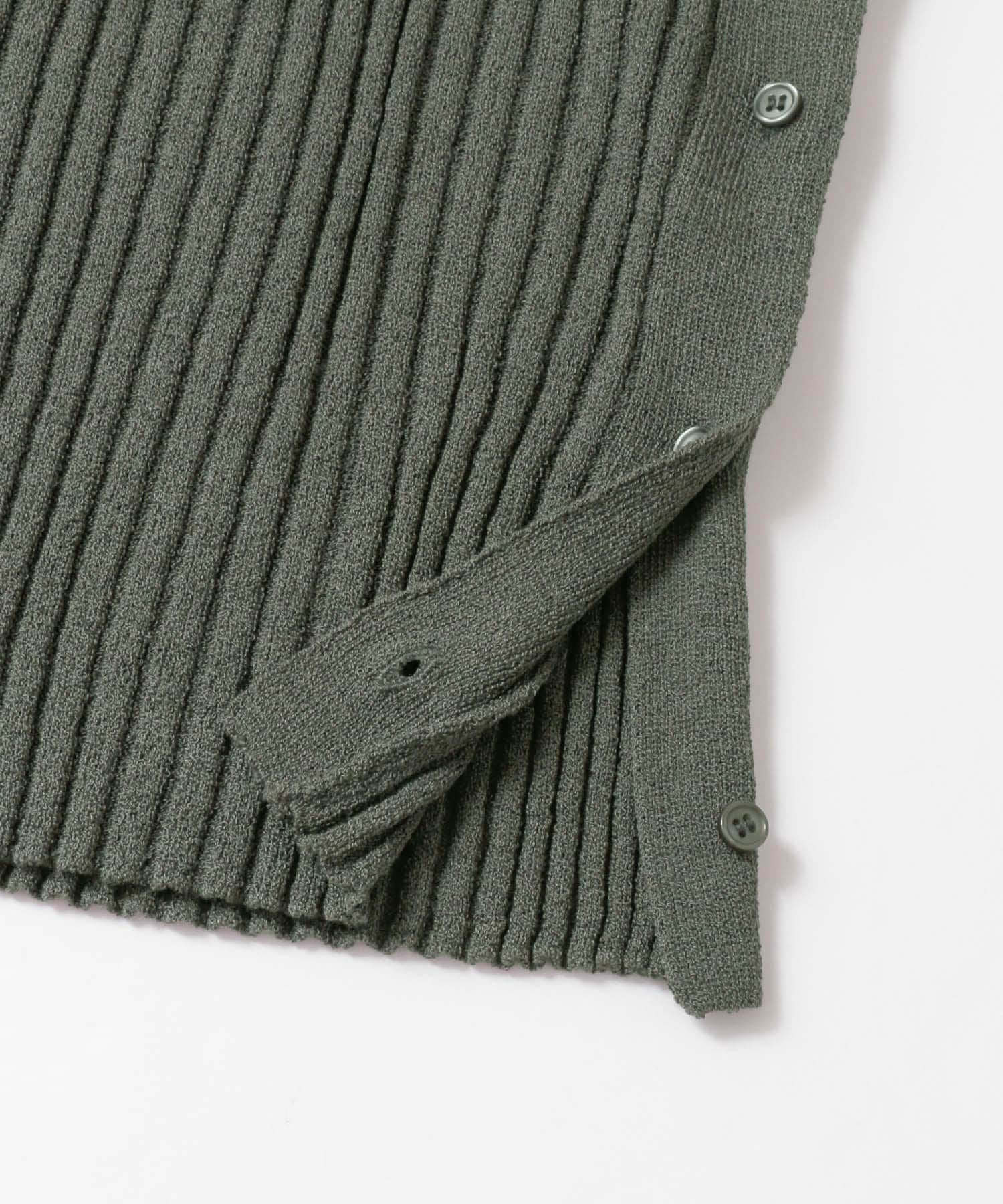 BUTTON SLIT KNIT PANTS シャドウ FREE