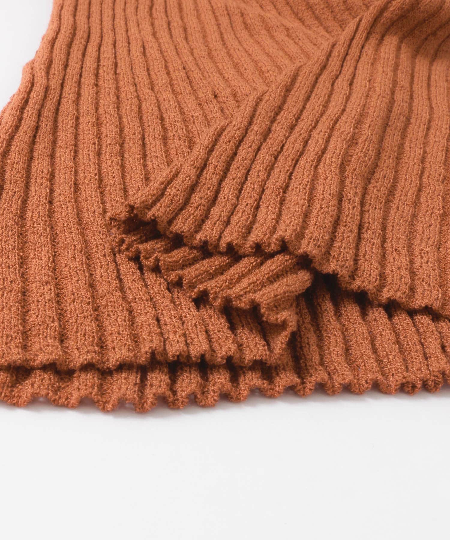 BUTTON SLIT KNIT PANTS マーマレード FREE