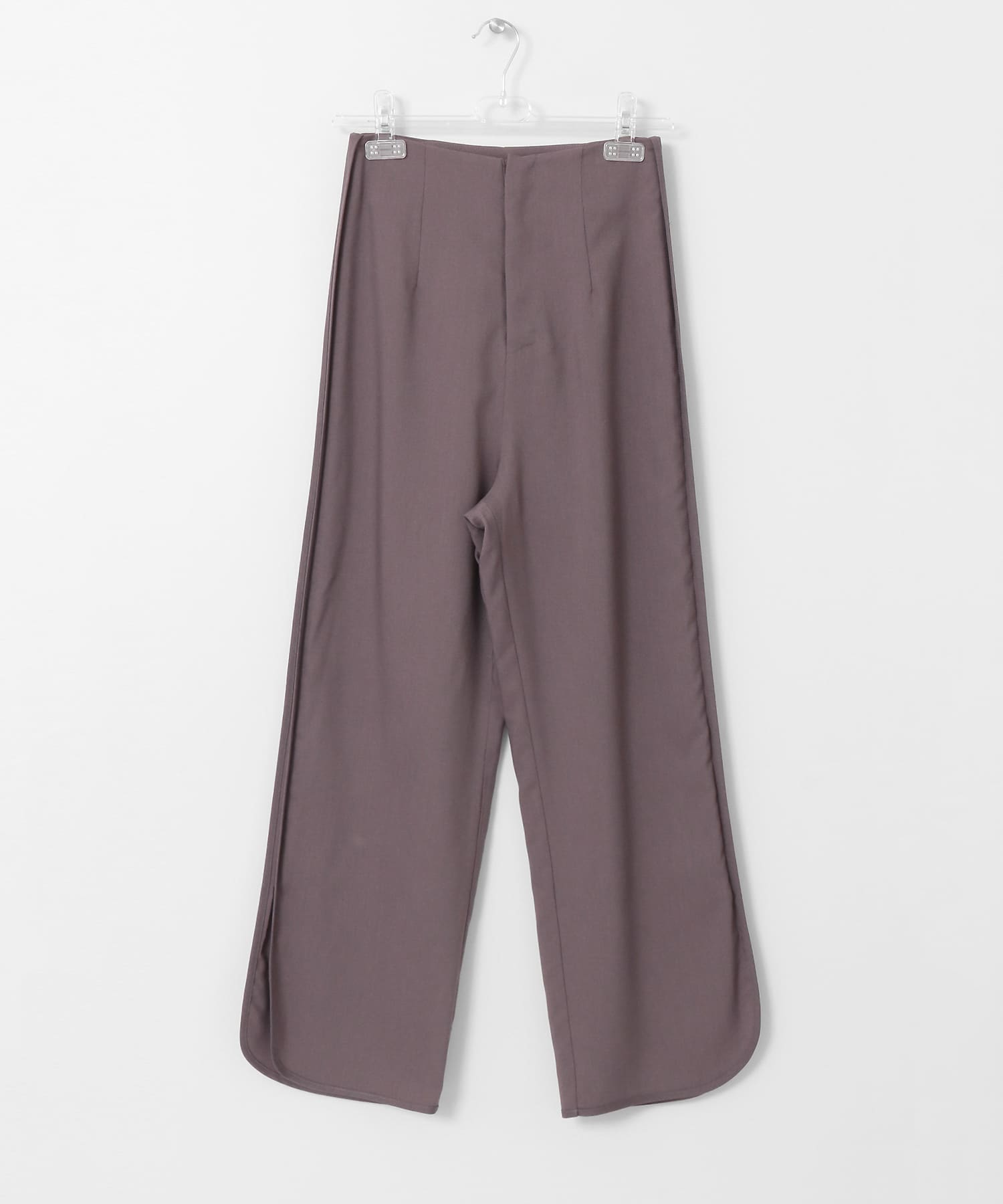 PIPING SLIT PANTS スモーク 36