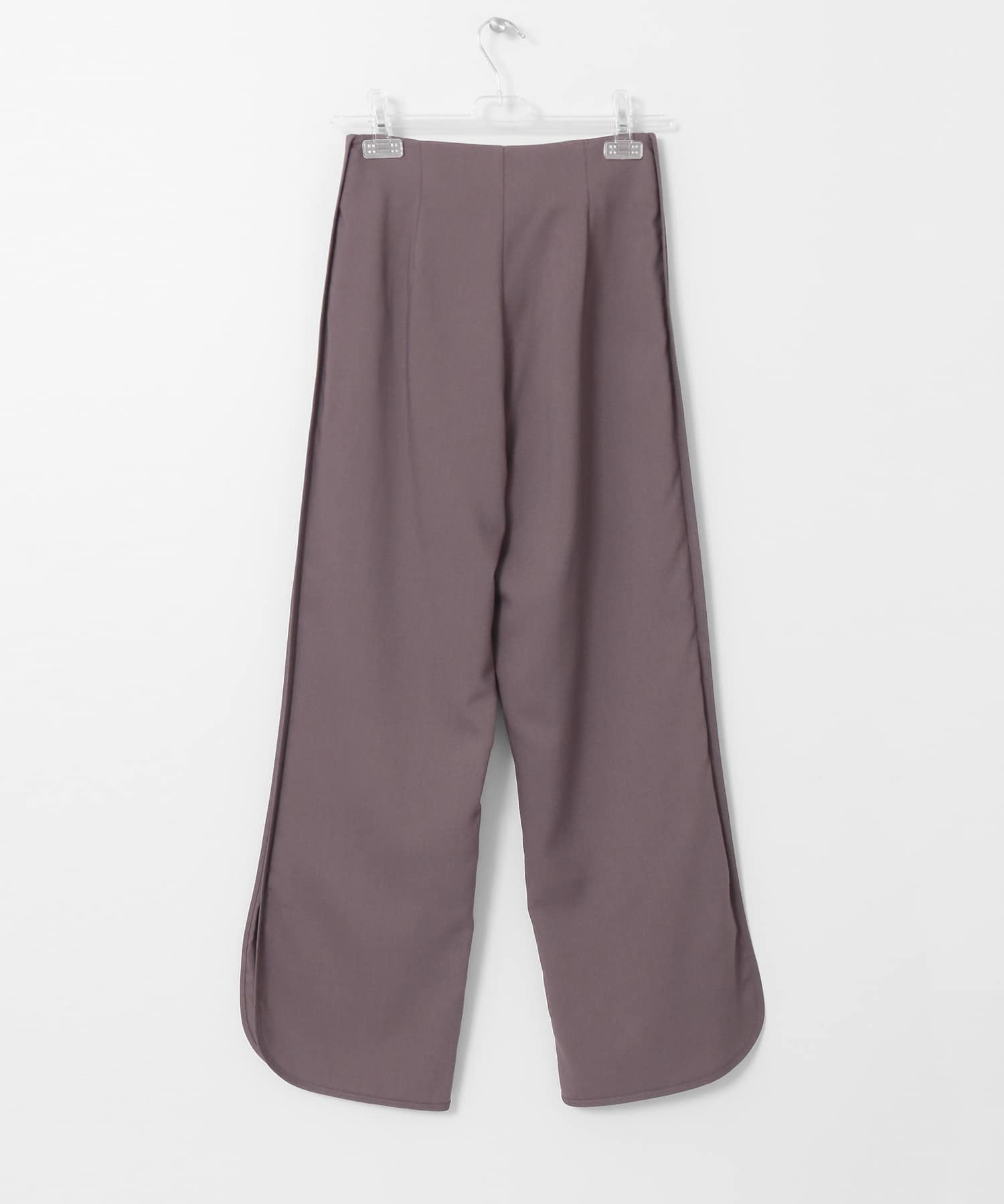 PIPING SLIT PANTS スモーク 36