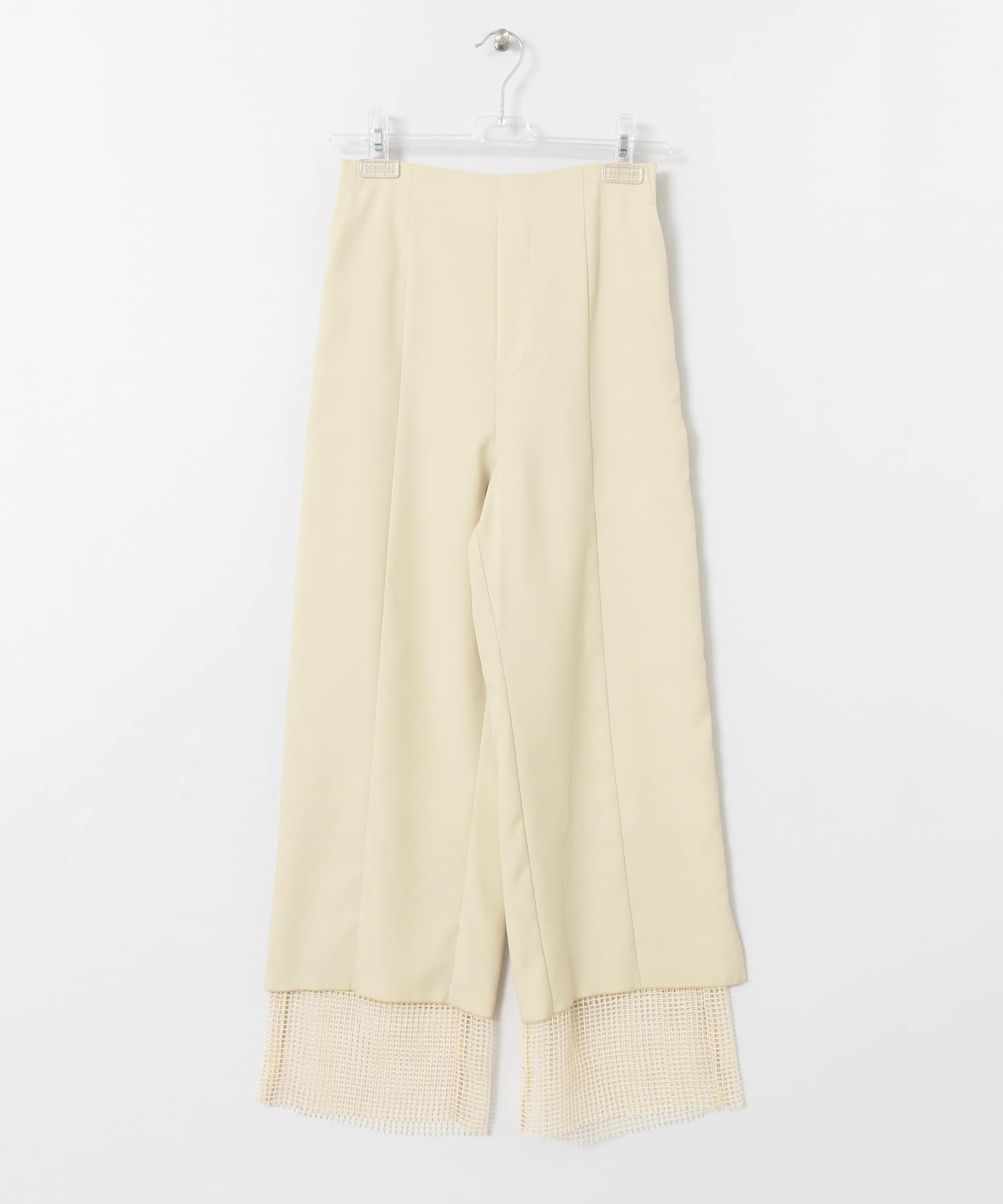 MESH EASY PANTS クリーム FREE