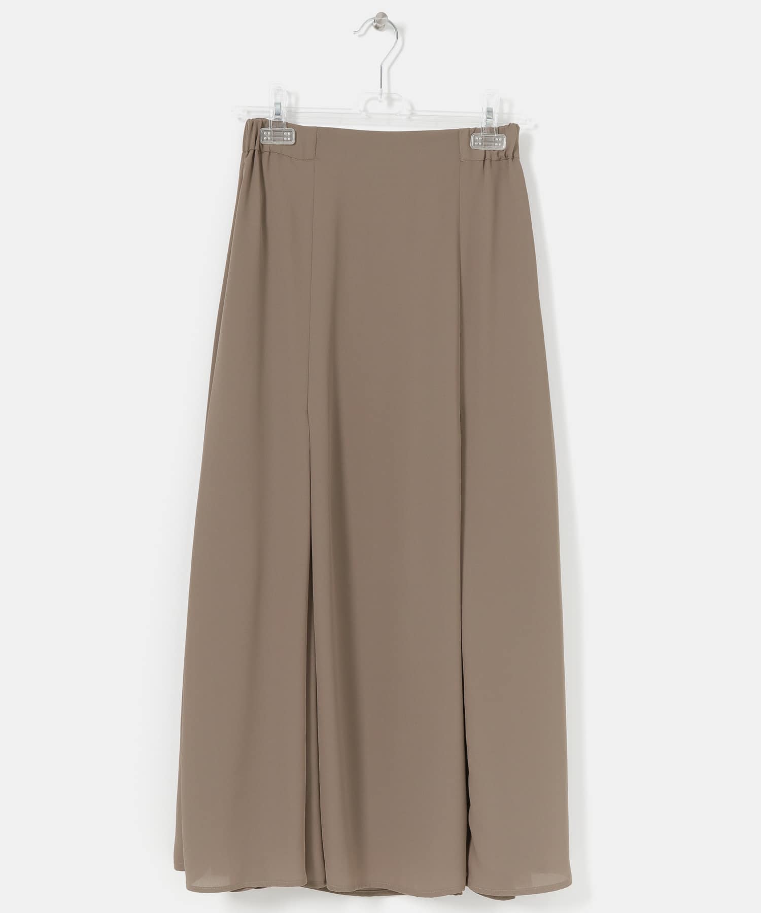 TACK FLARE SKIRT クレイ FREE