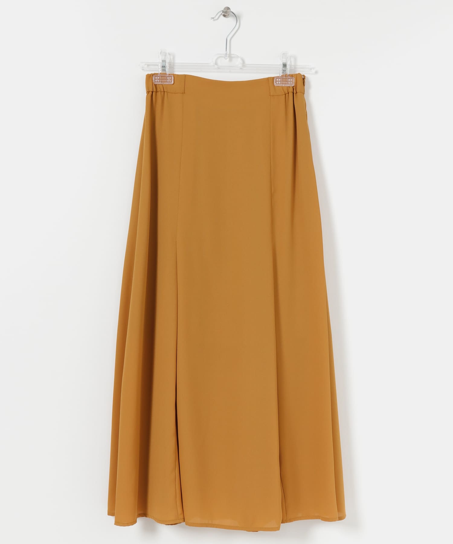 TACK FLARE SKIRT マンゴー FREE