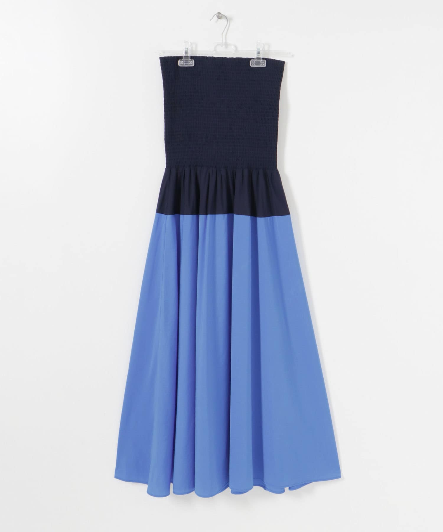 SHIRRING FLARE SKIRT ミッドナイト Free